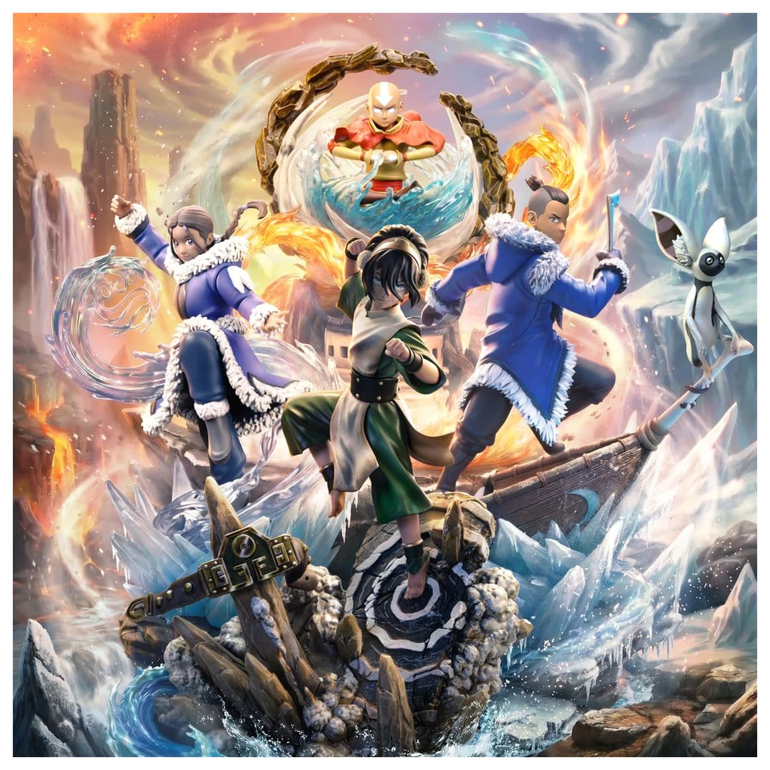 Avatar: The Last Airbender Art Scale Statuie 1/10 Toph 20 cm poza produsului