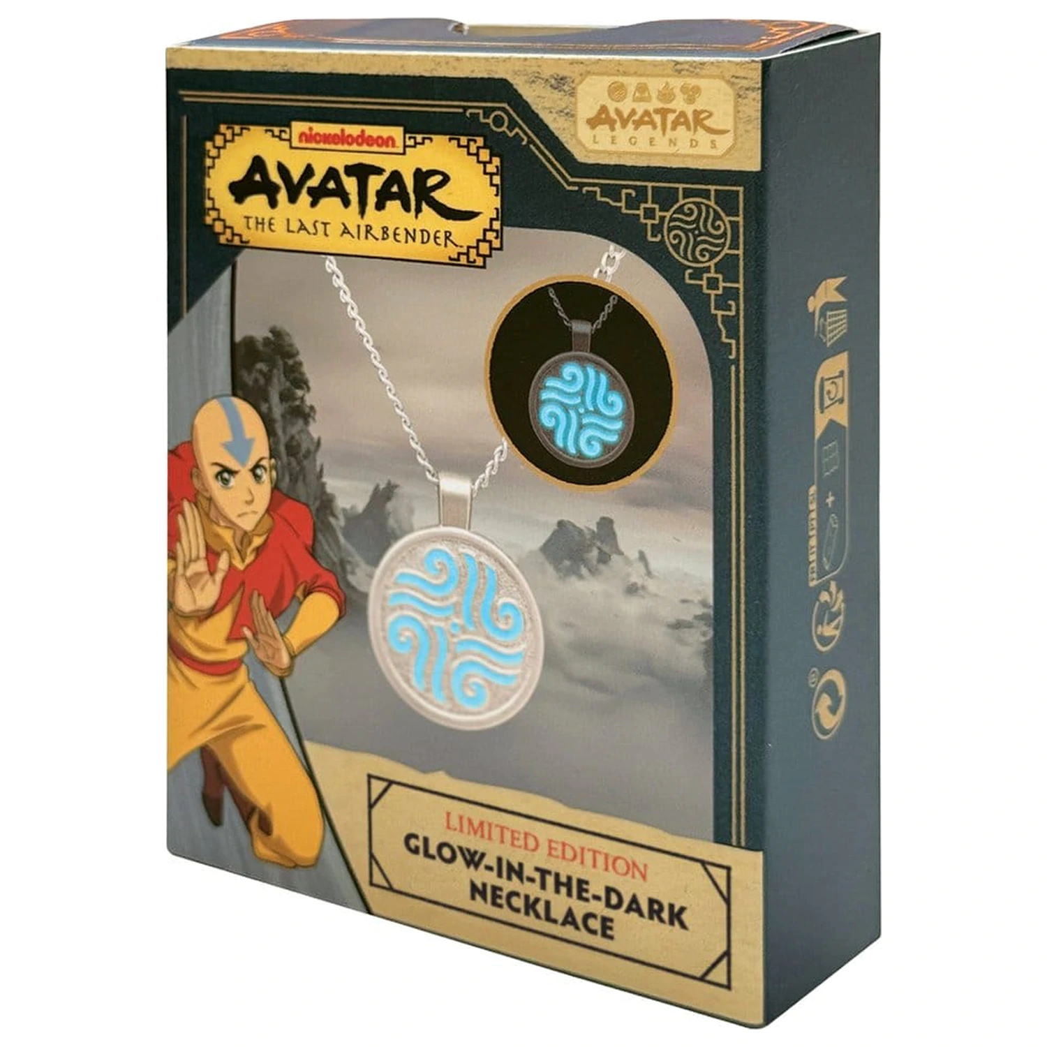 Avatar: The Last Airbender Limited Edition Colier cu elemente ce strălucesc în întuneric poza produsului