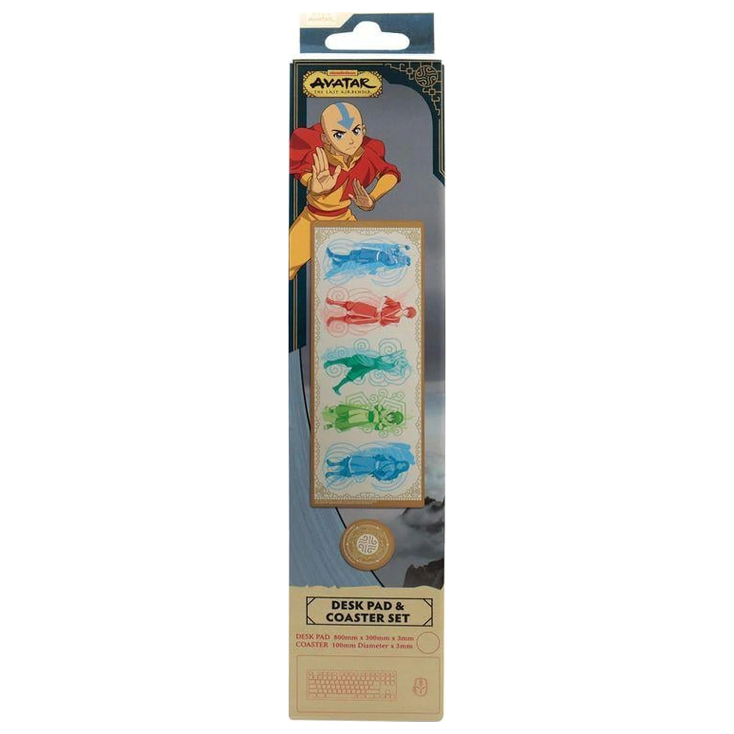 Avatar: The Last Airbender XL Mat de birou + 1 Suport pentru pahare poza produsului