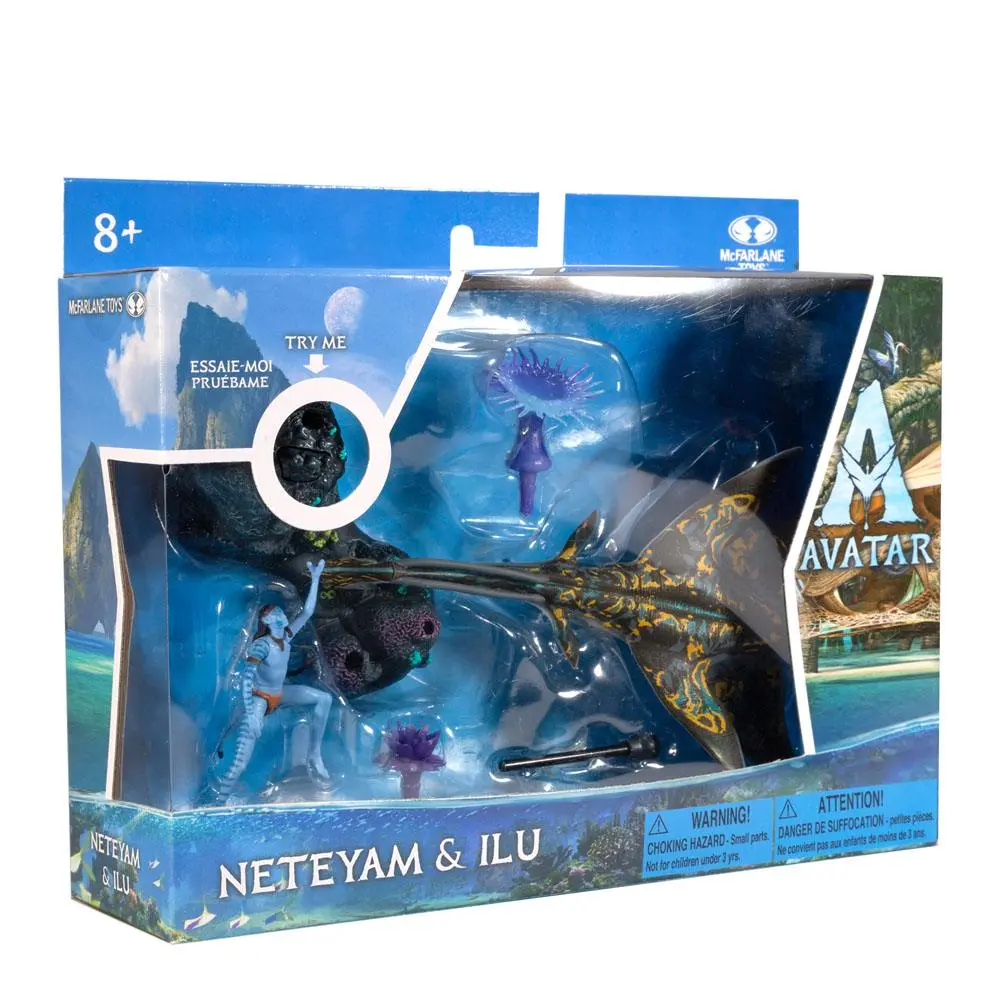 Avatar: The Way of Water Figurine de acțiune Deluxe Medie Neteyam & Ilu poza produsului