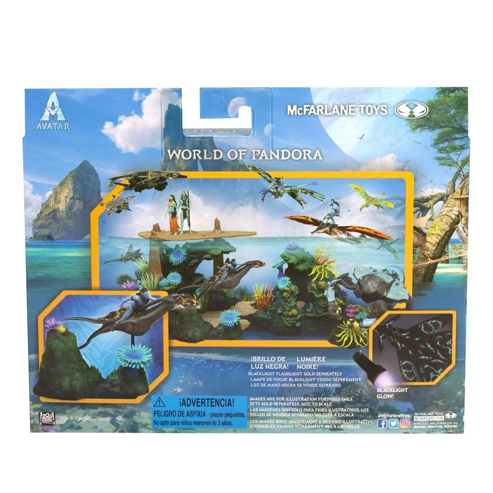 Avatar: The Way of Water Figurine de acțiune Deluxe Medie Neteyam & Ilu poza produsului
