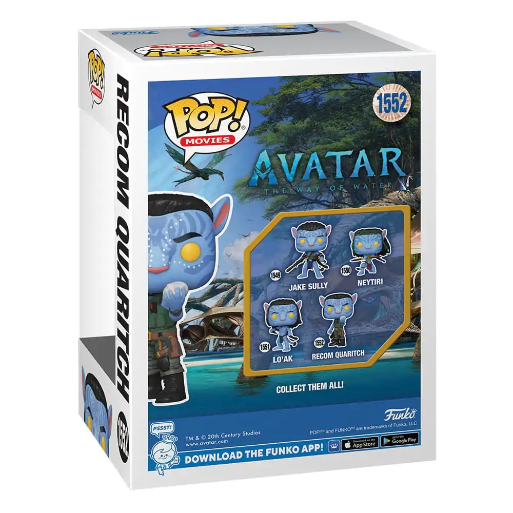 Avatar: The Way of Water POP! Movies Figurina de vinil Recom Quaritch 9 cm poza produsului