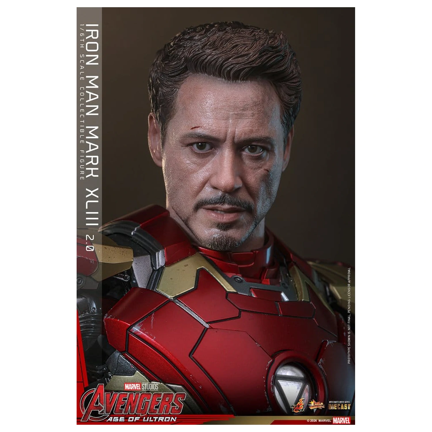 Avengers: Age of Ultron Movie Masterpiece Figurina de actiune din metal turnat 1/6 Iron Man Mark XLIII (2.0) 32 cm poza produsului