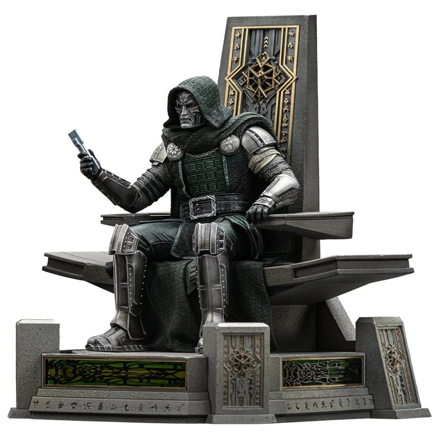 Avengers: Doomsday Art Statuie Scară 1/10 Doctor Doom on Throne 22 cm poza produsului