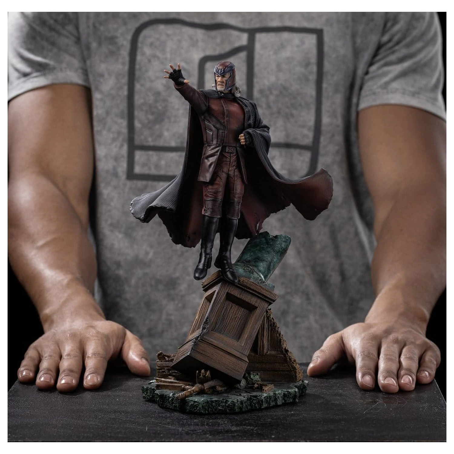 Avengers: Doomsday Art Statuie Scară 1/10 Magneto 30 cm poza produsului