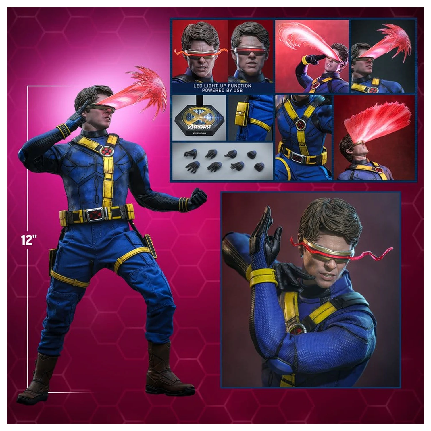 Avengers: Doomsday Movie Masterpiece figurina de actiune 1/6 Cyclops 30 cm poza produsului