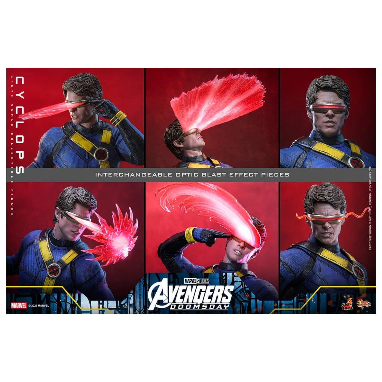 Avengers: Doomsday Movie Masterpiece figurina de actiune 1/6 Cyclops 30 cm poza produsului