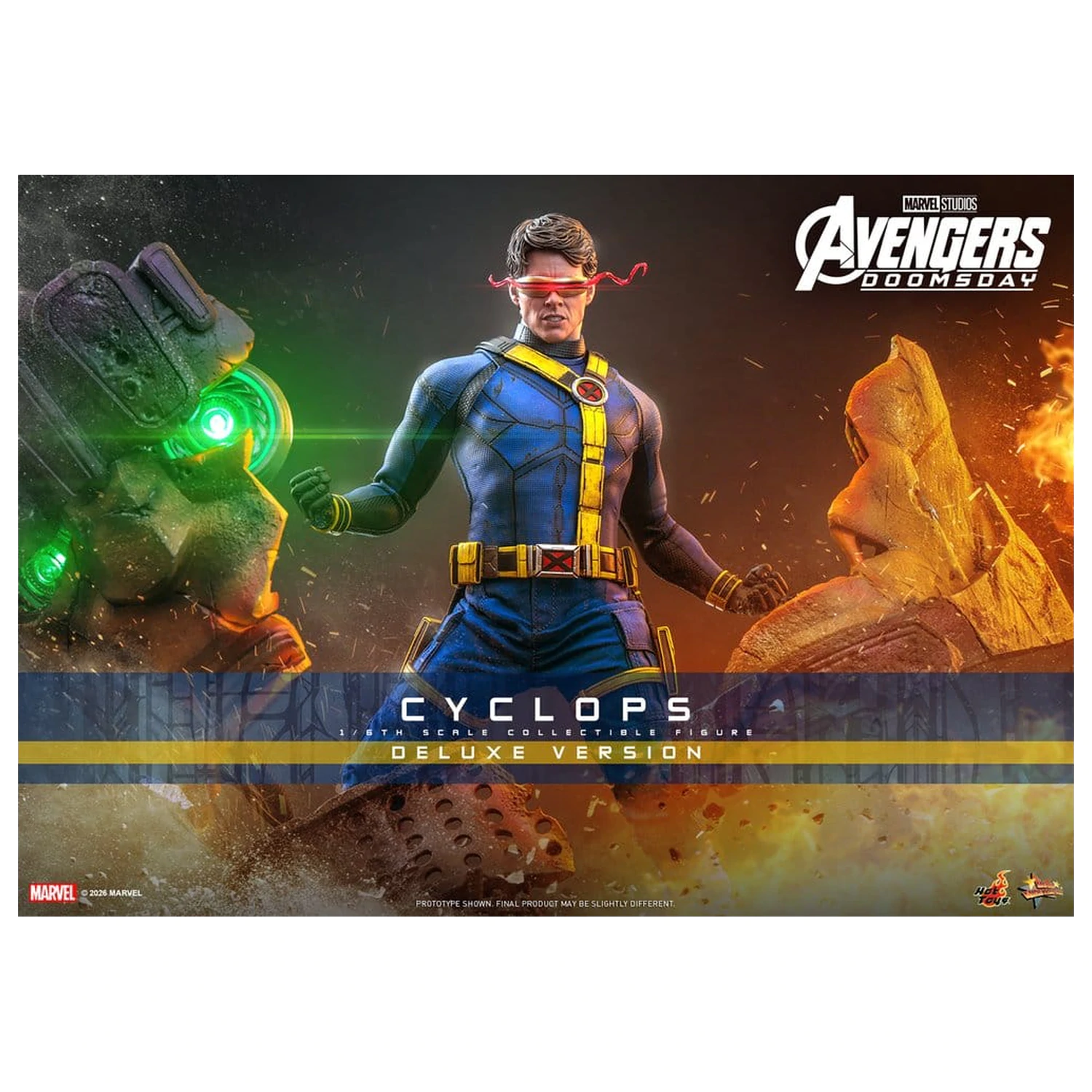 Avengers: Doomsday Movie Masterpiece figurina de actiune 1/6 Cyclops (Deluxe Version) 30 cm poza produsului