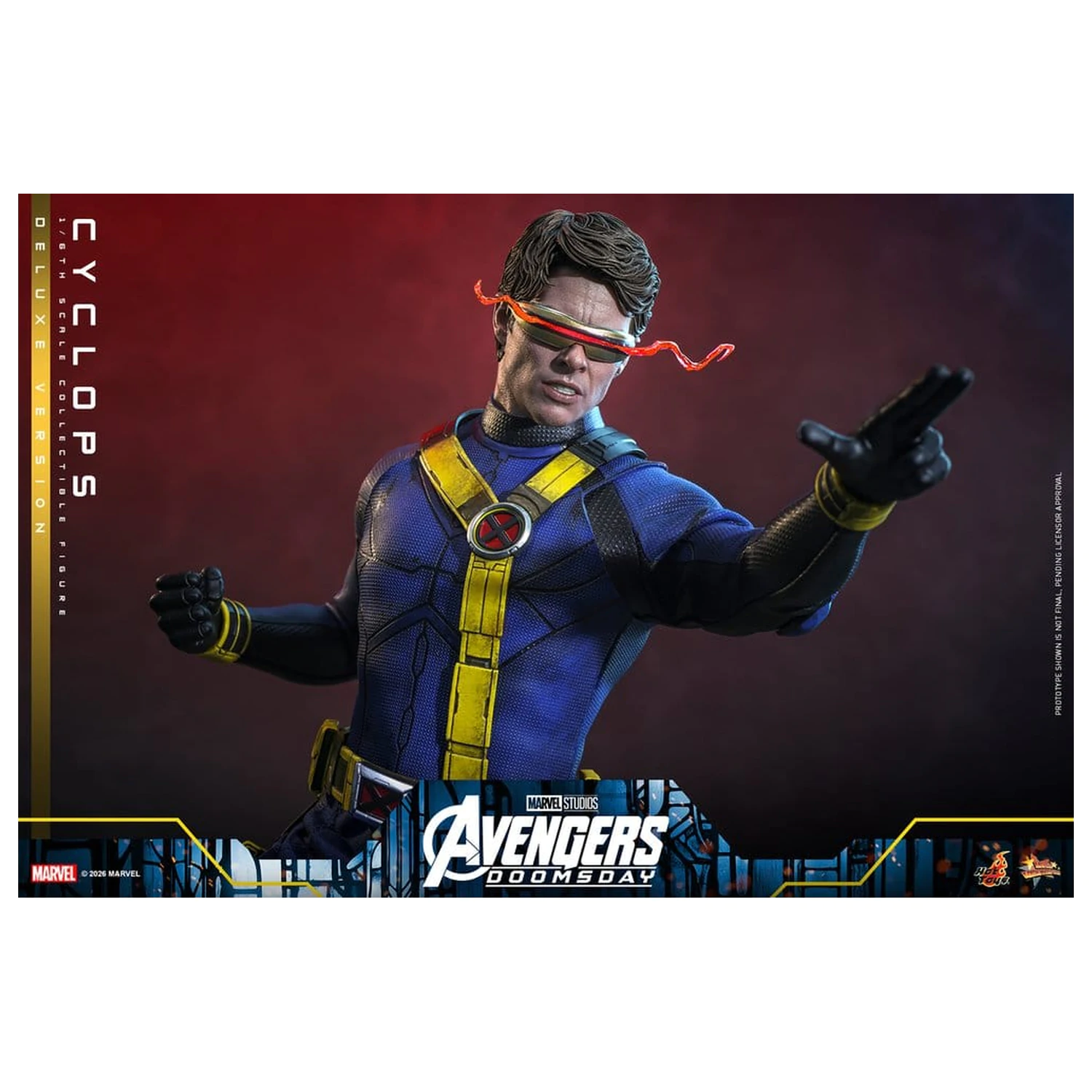 Avengers: Doomsday Movie Masterpiece figurina de actiune 1/6 Cyclops (Deluxe Version) 30 cm poza produsului
