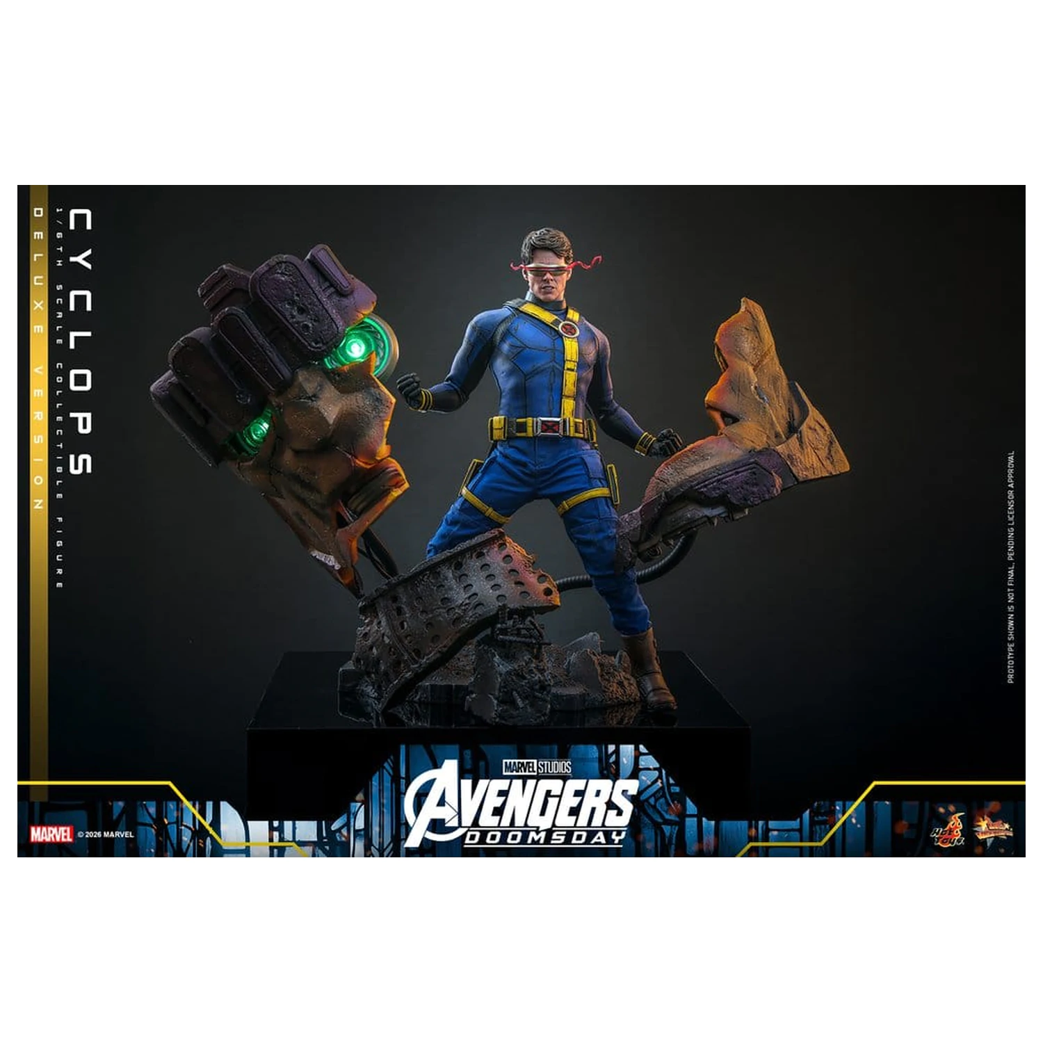 Avengers: Doomsday Movie Masterpiece figurina de actiune 1/6 Cyclops (Deluxe Version) 30 cm poza produsului