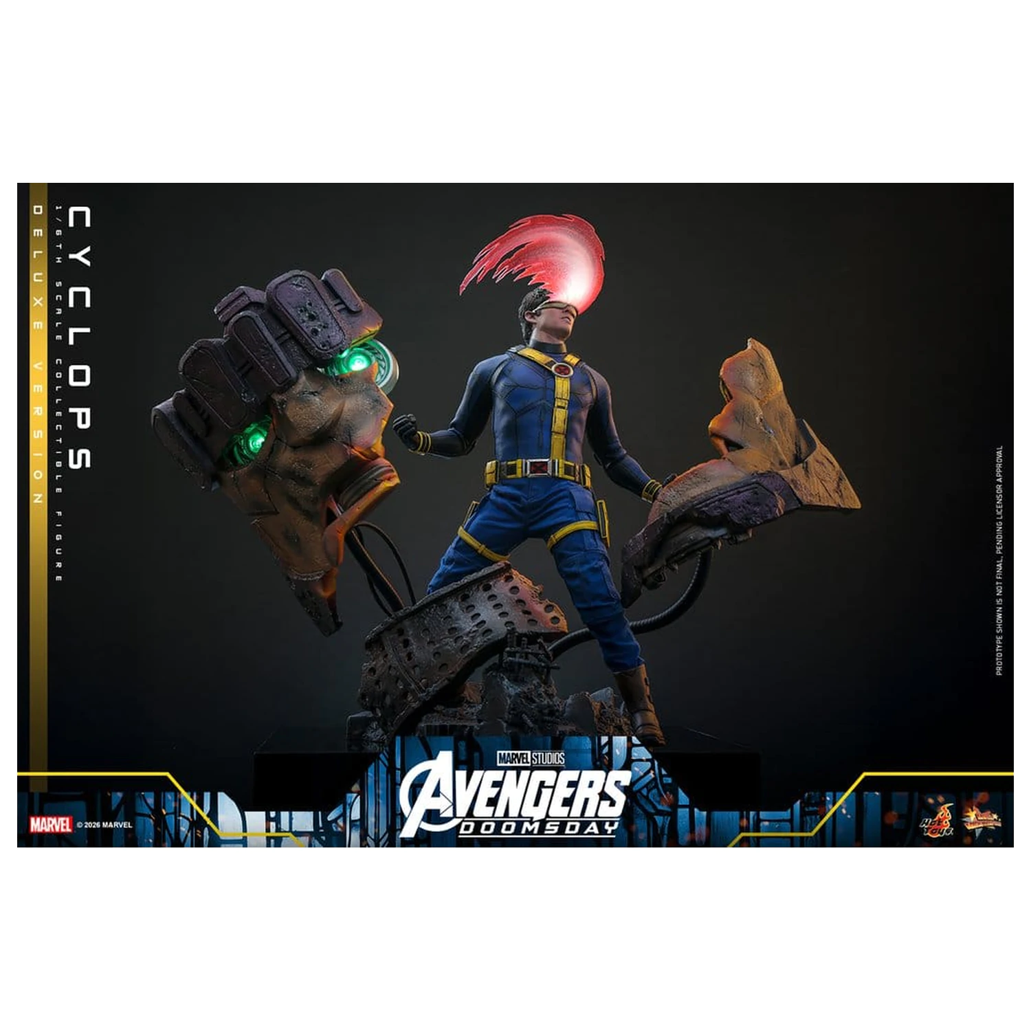 Avengers: Doomsday Movie Masterpiece figurina de actiune 1/6 Cyclops (Deluxe Version) 30 cm poza produsului