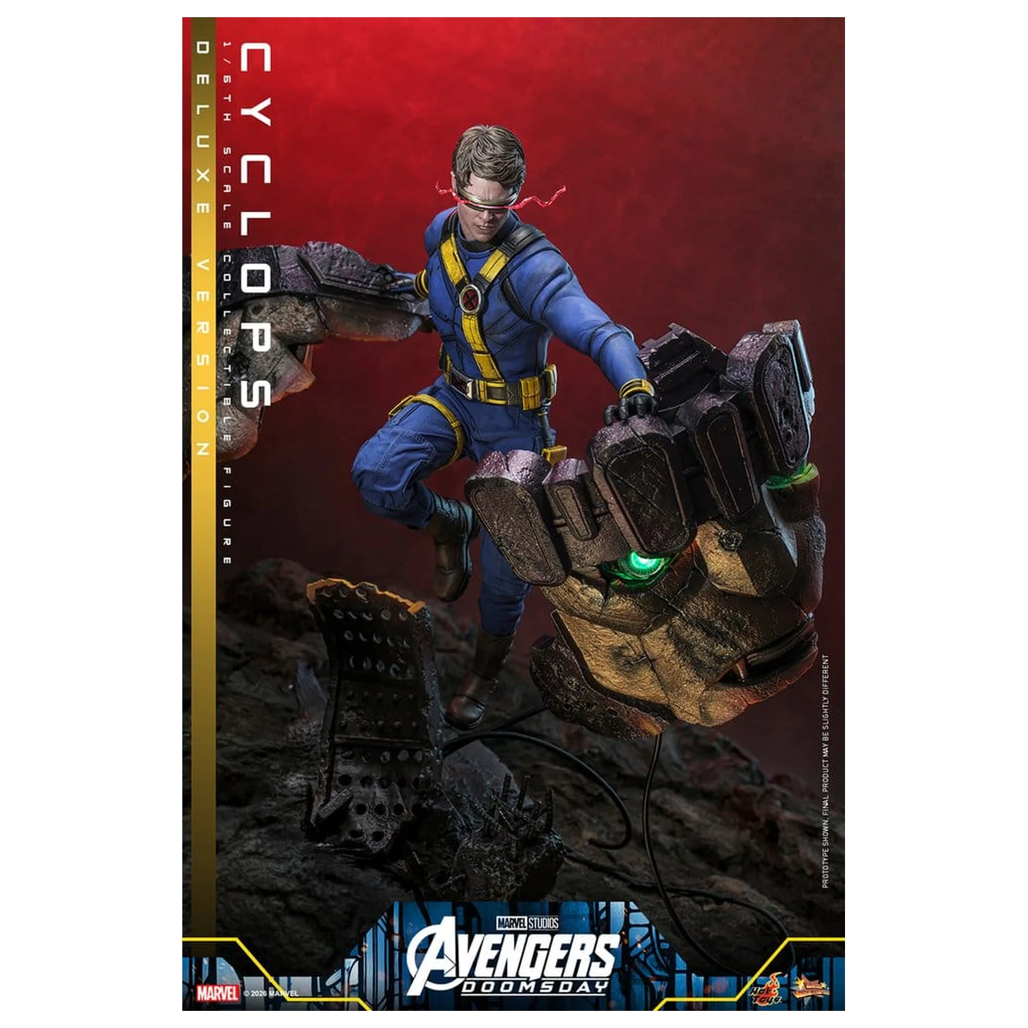 Avengers: Doomsday Movie Masterpiece figurina de actiune 1/6 Cyclops (Deluxe Version) 30 cm poza produsului