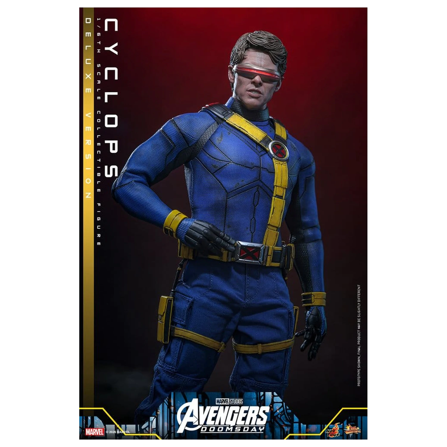 Avengers: Doomsday Movie Masterpiece figurina de actiune 1/6 Cyclops (Deluxe Version) 30 cm poza produsului