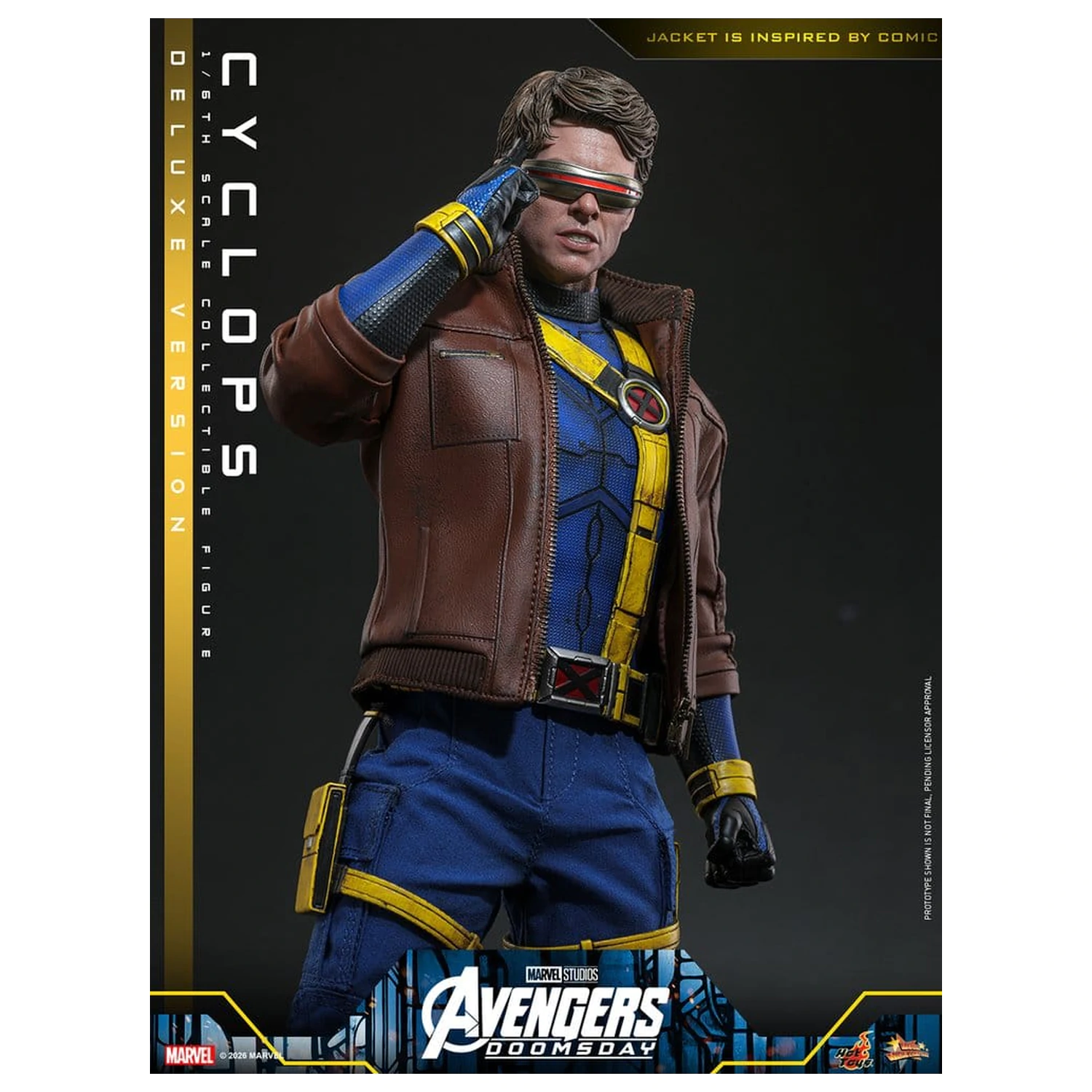 Avengers: Doomsday Movie Masterpiece figurina de actiune 1/6 Cyclops (Deluxe Version) 30 cm poza produsului
