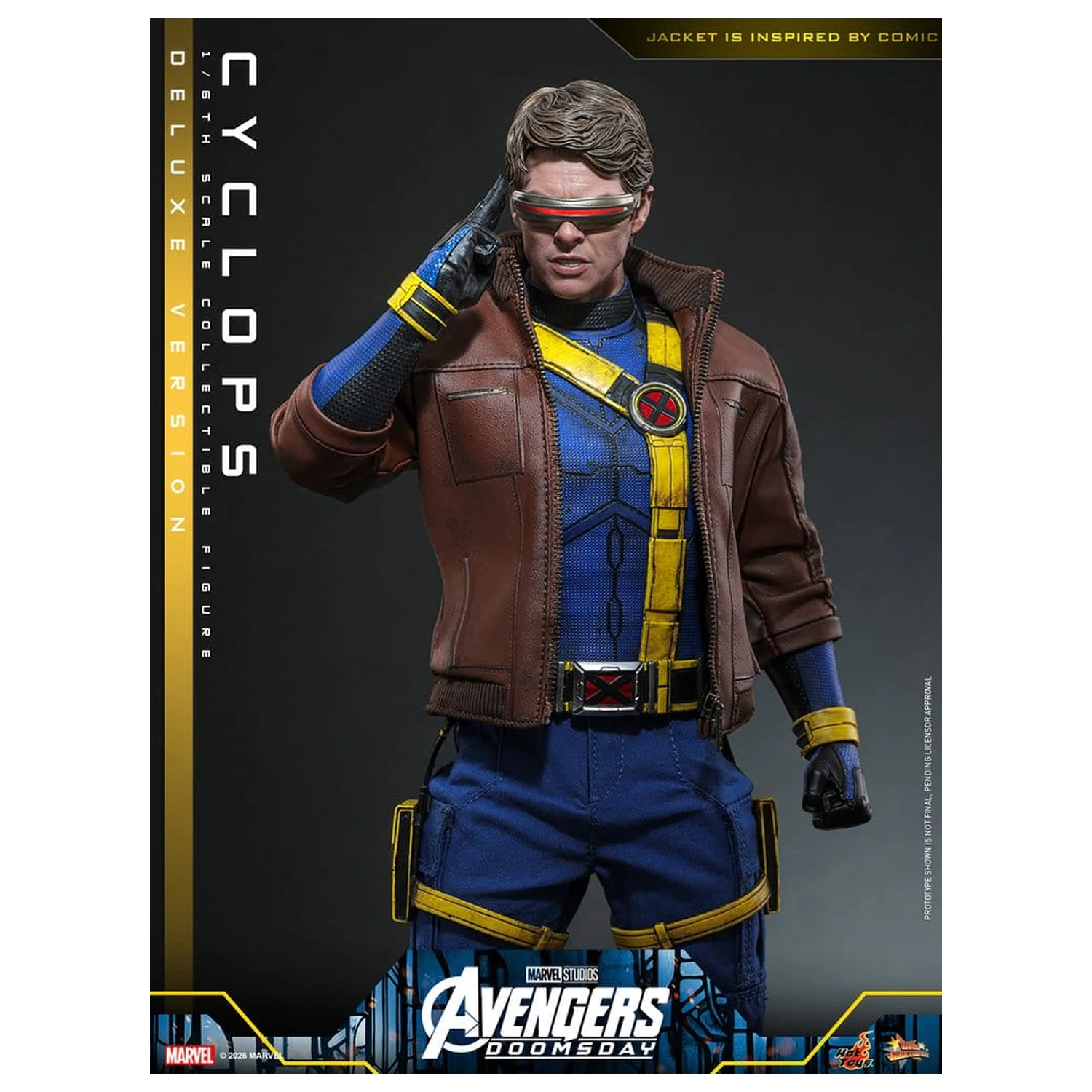 Avengers: Doomsday Movie Masterpiece figurina de actiune 1/6 Cyclops (Deluxe Version) 30 cm poza produsului