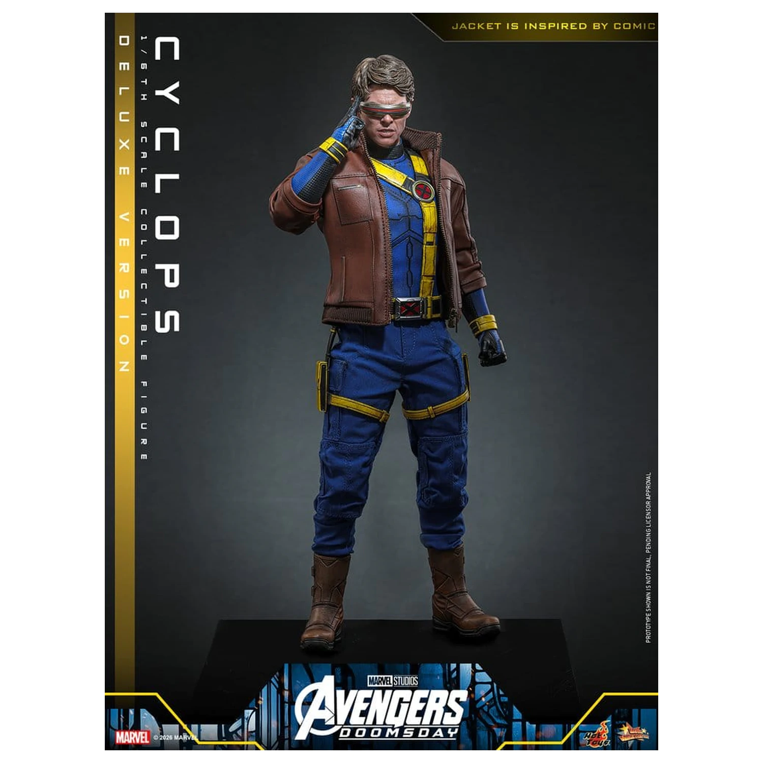 Avengers: Doomsday Movie Masterpiece figurina de actiune 1/6 Cyclops (Deluxe Version) 30 cm poza produsului
