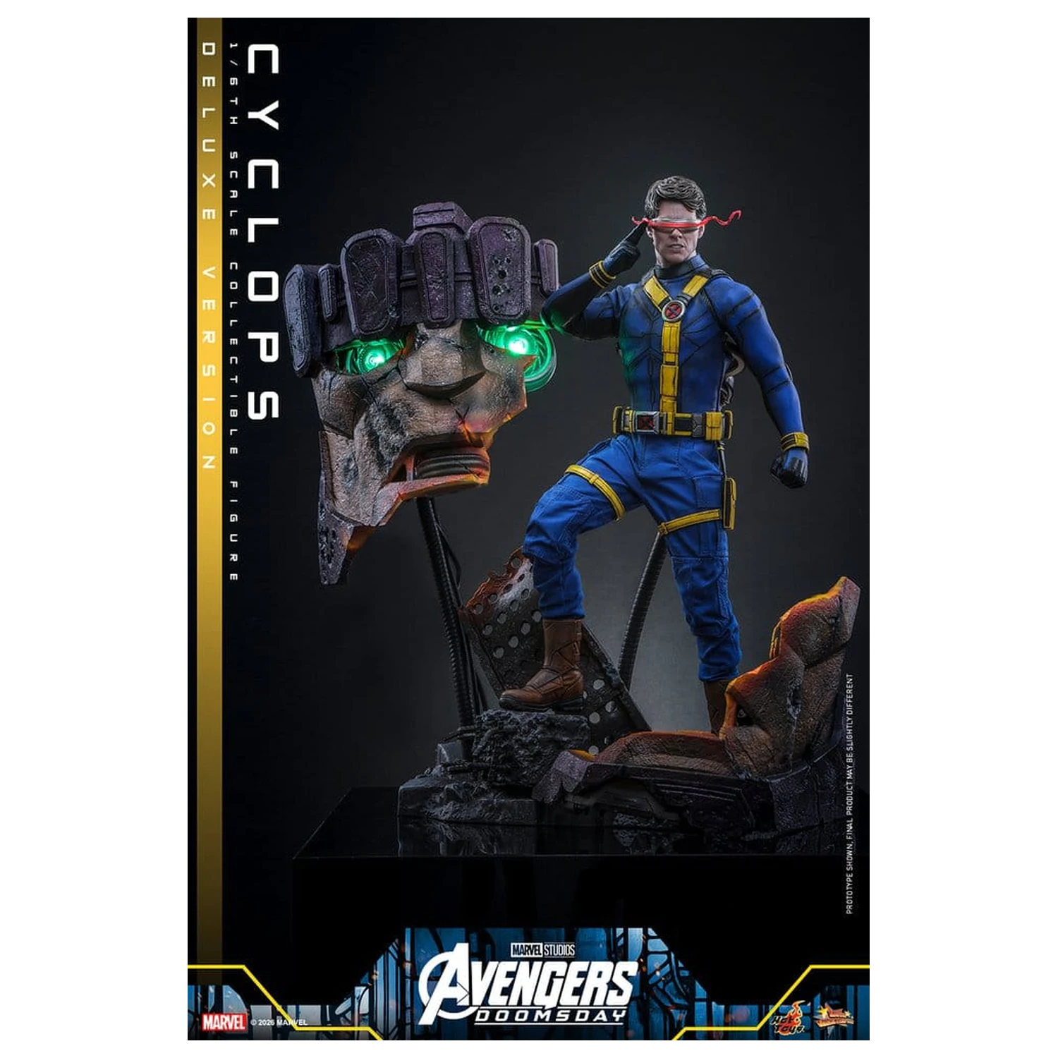 Avengers: Doomsday Movie Masterpiece figurina de actiune 1/6 Cyclops (Deluxe Version) 30 cm poza produsului