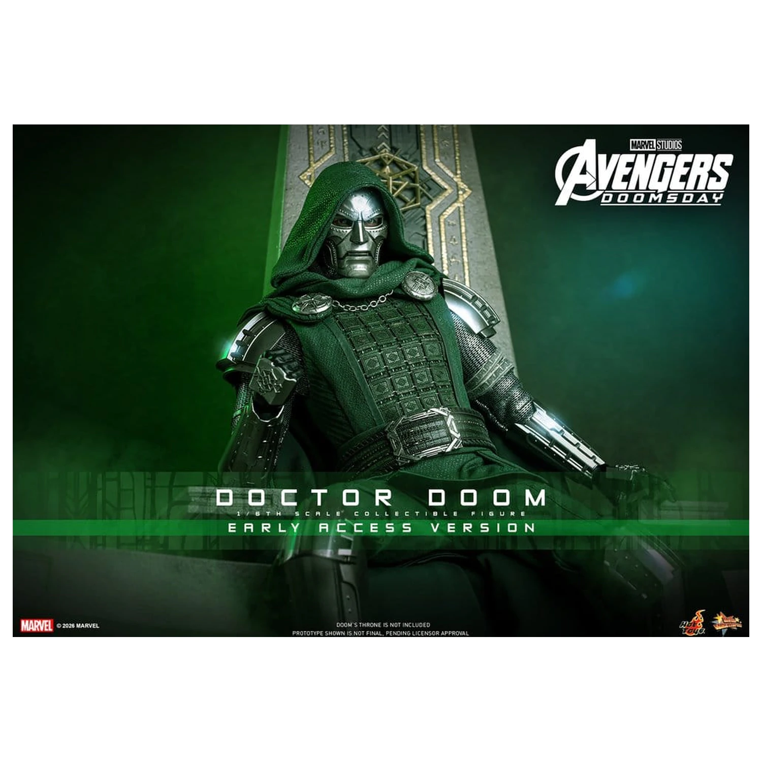 Avengers: Doomsday Movie Masterpiece figurina de actiune 1/6 Doctor Doom 31 cm poza produsului