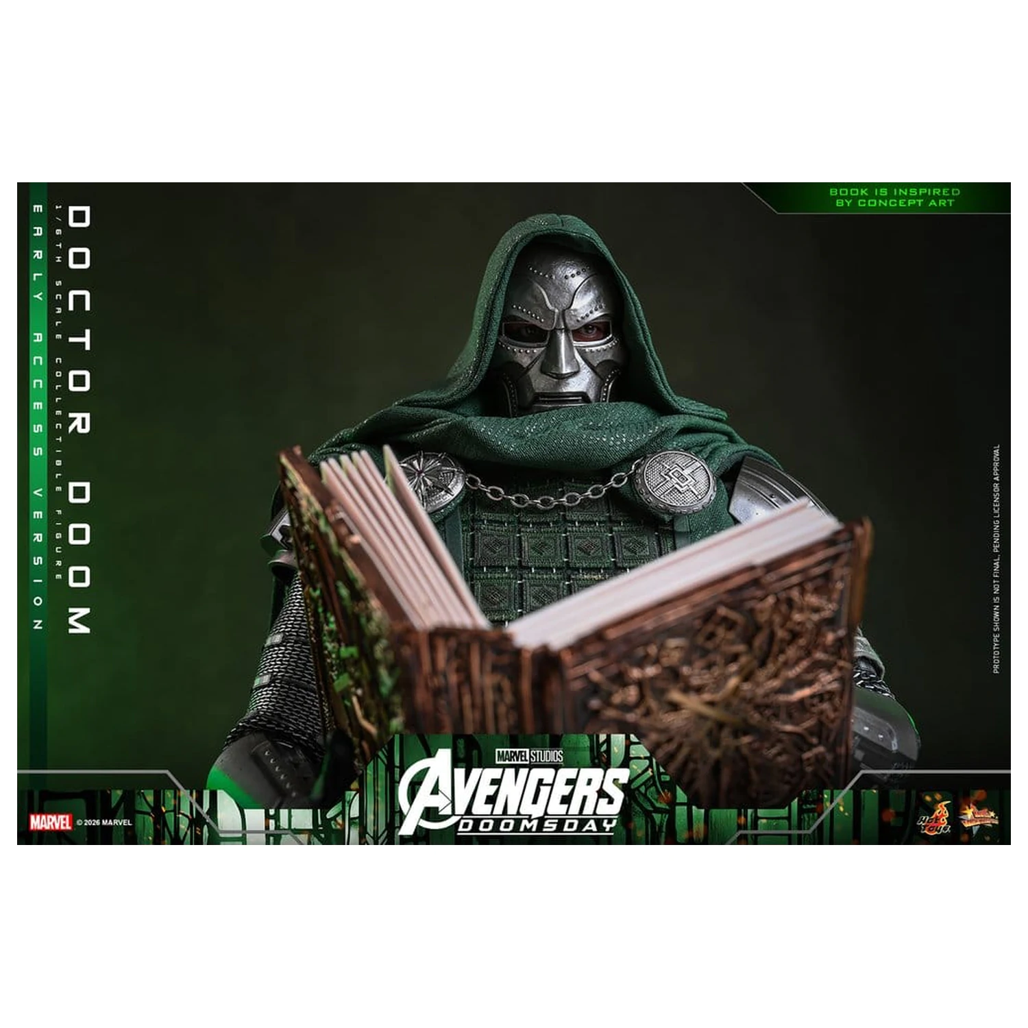 Avengers: Doomsday Movie Masterpiece figurina de actiune 1/6 Doctor Doom 31 cm poza produsului