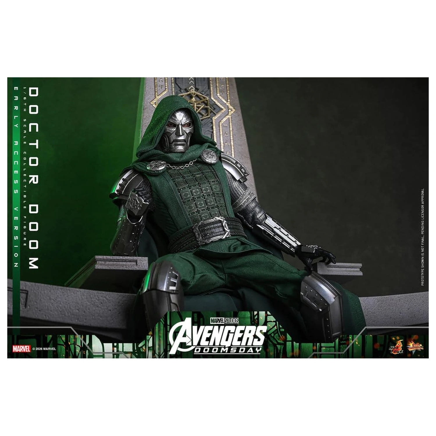 Avengers: Doomsday Movie Masterpiece figurina de actiune 1/6 Doctor Doom 31 cm poza produsului