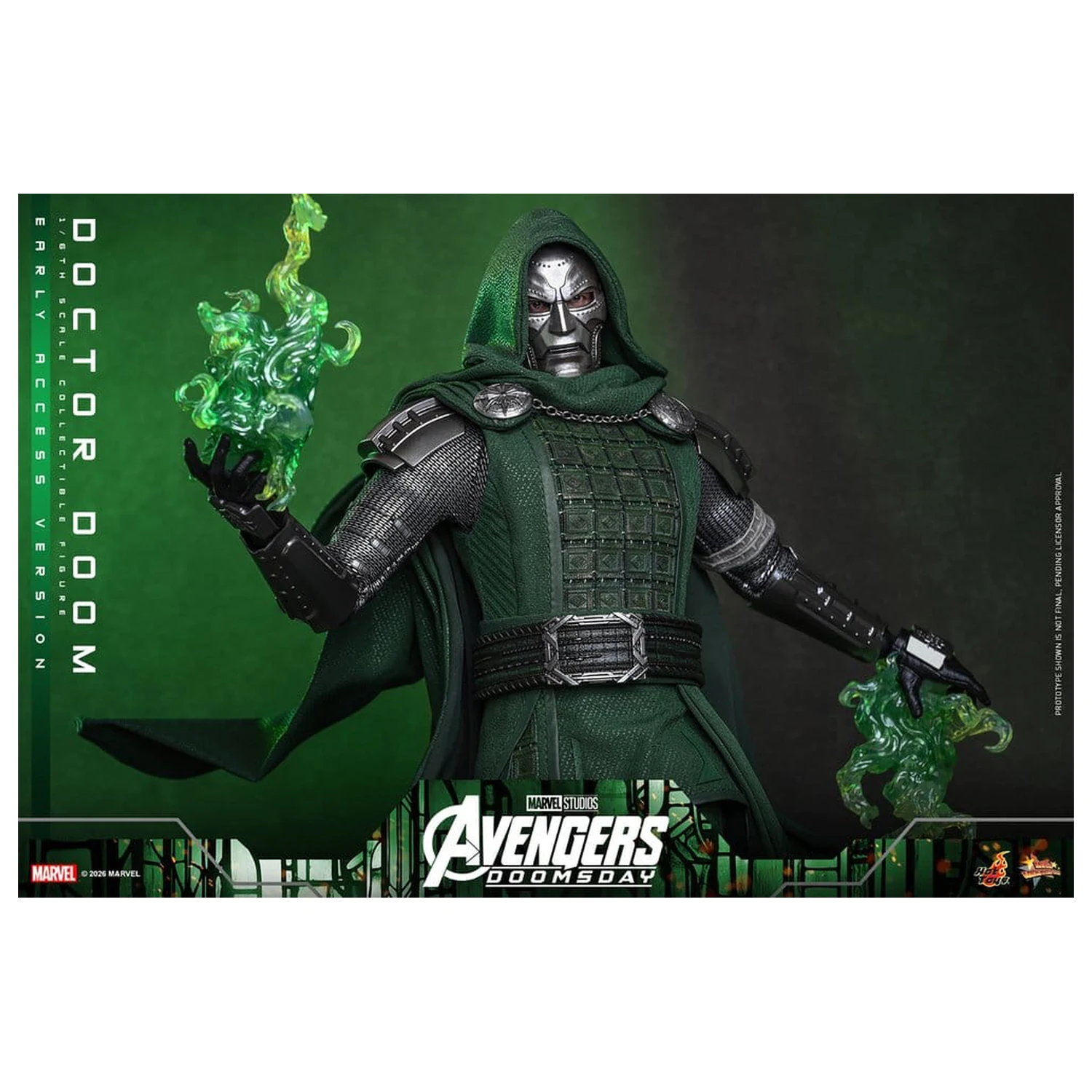 Avengers: Doomsday Movie Masterpiece figurina de actiune 1/6 Doctor Doom 31 cm poza produsului