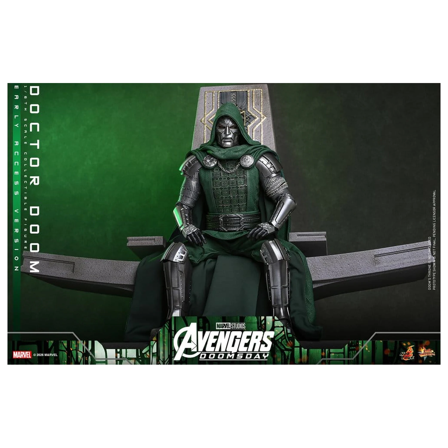 Avengers: Doomsday Movie Masterpiece figurina de actiune 1/6 Doctor Doom 31 cm poza produsului