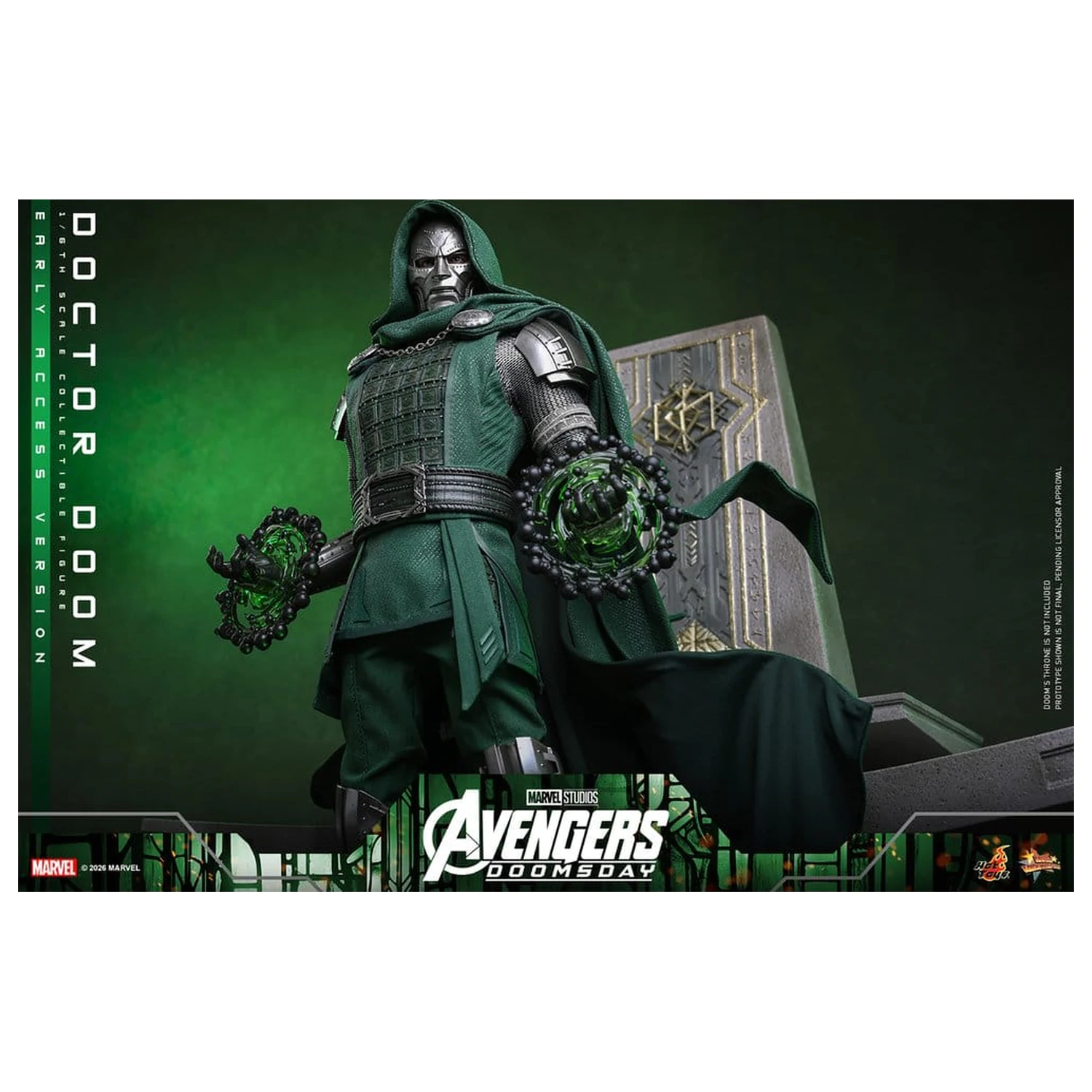 Avengers: Doomsday Movie Masterpiece figurina de actiune 1/6 Doctor Doom 31 cm poza produsului