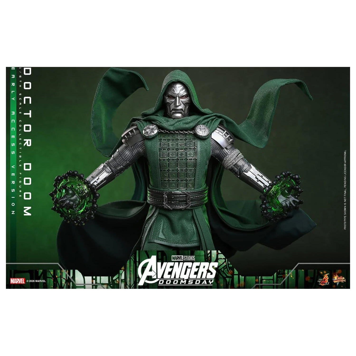 Avengers: Doomsday Movie Masterpiece figurina de actiune 1/6 Doctor Doom 31 cm poza produsului