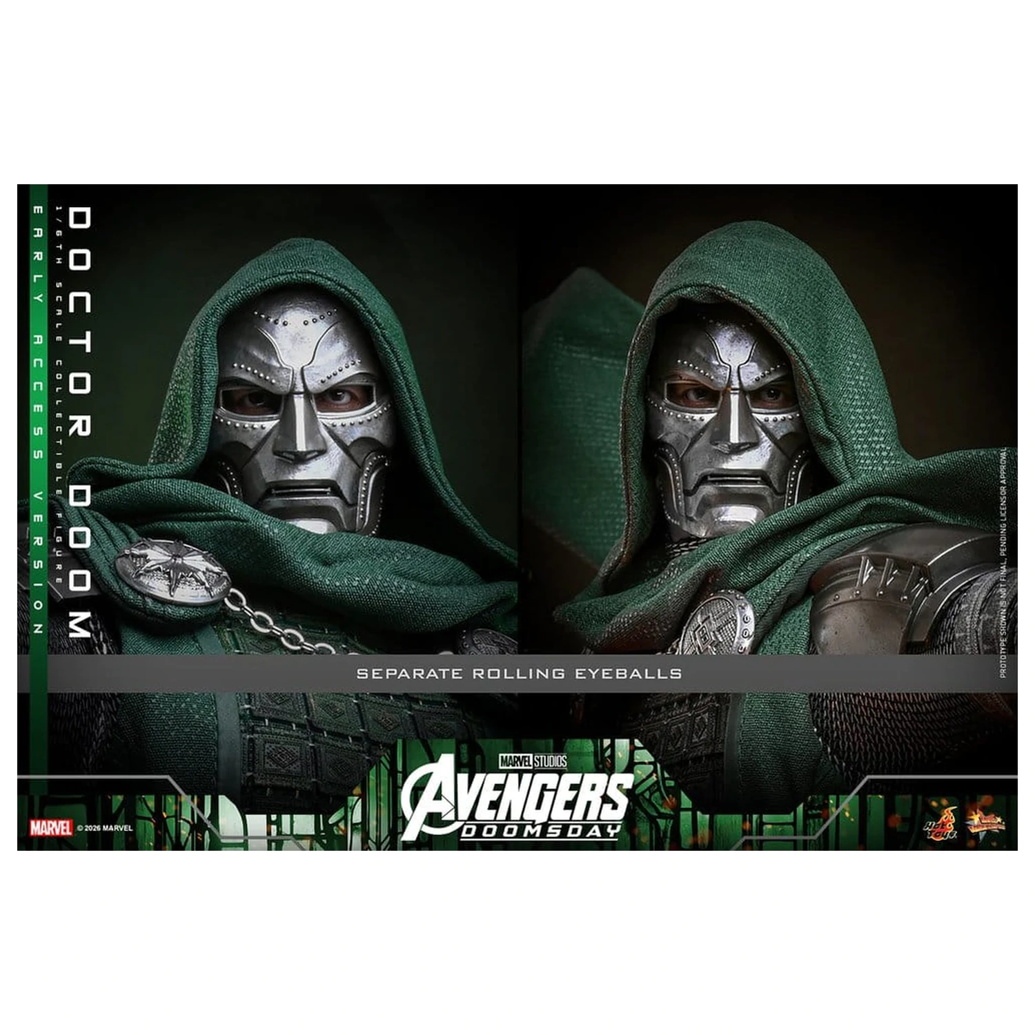 Avengers: Doomsday Movie Masterpiece figurina de actiune 1/6 Doctor Doom 31 cm poza produsului
