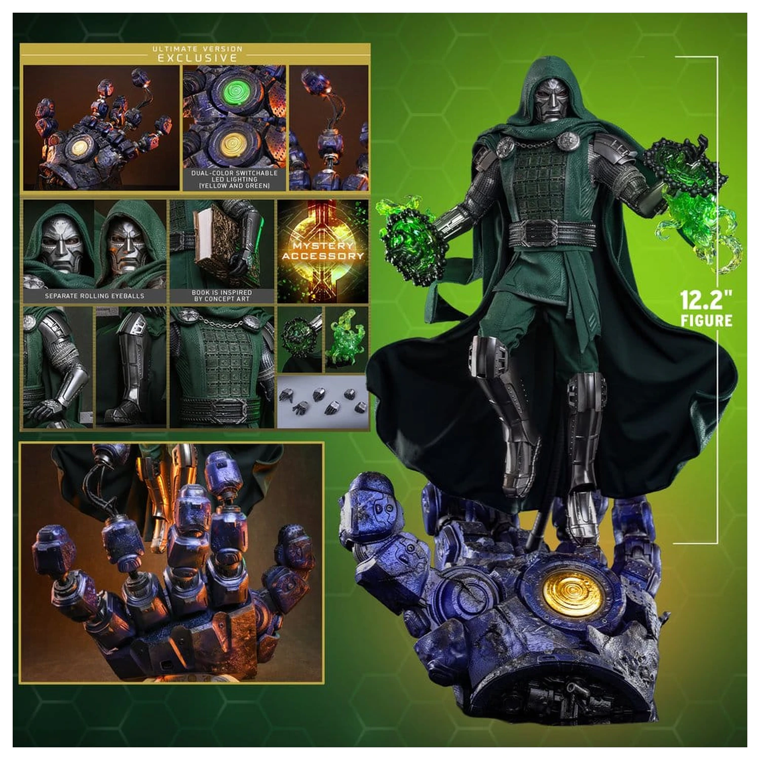Avengers: Doomsday Movie Masterpiece figurina de actiune 1/6 Doctor Doom (Ultimate Version) 31 cm poza produsului