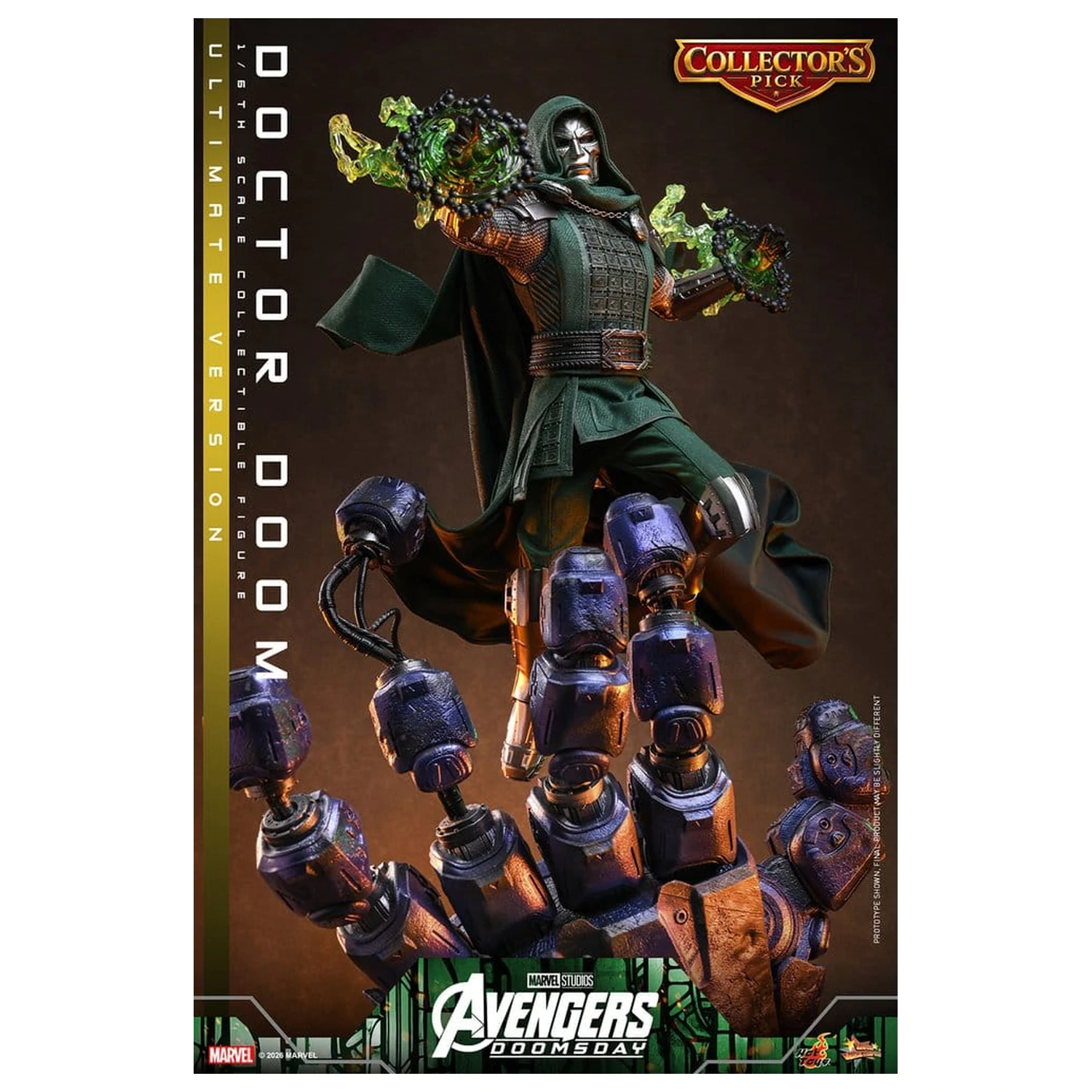 Avengers: Doomsday Movie Masterpiece figurina de actiune 1/6 Doctor Doom (Ultimate Version) 31 cm poza produsului