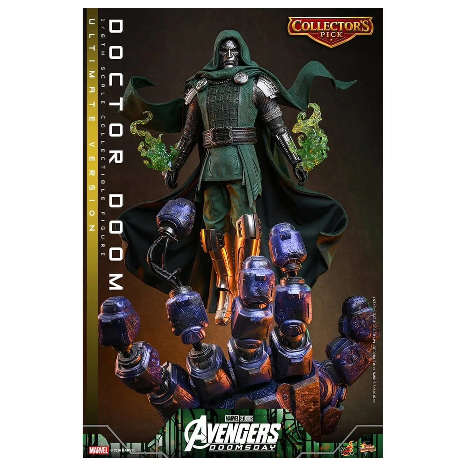 Avengers: Doomsday Movie Masterpiece figurina de actiune 1/6 Doctor Doom (Ultimate Version) 31 cm poza produsului