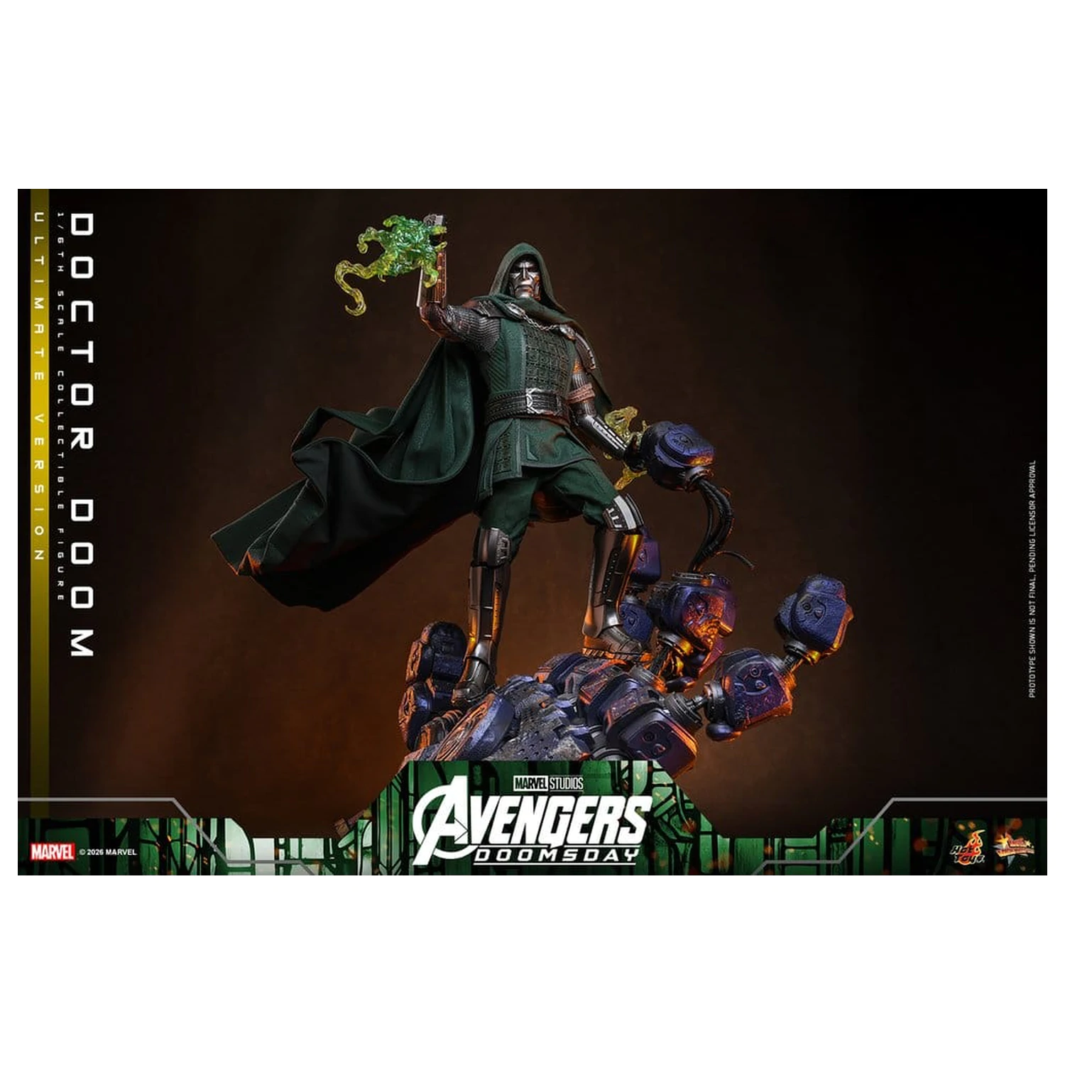 Avengers: Doomsday Movie Masterpiece figurina de actiune 1/6 Doctor Doom (Ultimate Version) 31 cm poza produsului