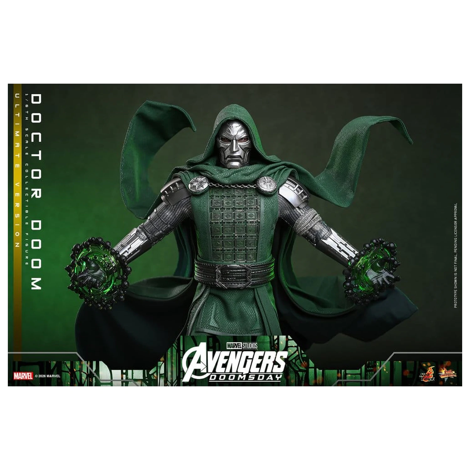 Avengers: Doomsday Movie Masterpiece figurina de actiune 1/6 Doctor Doom (Ultimate Version) 31 cm poza produsului