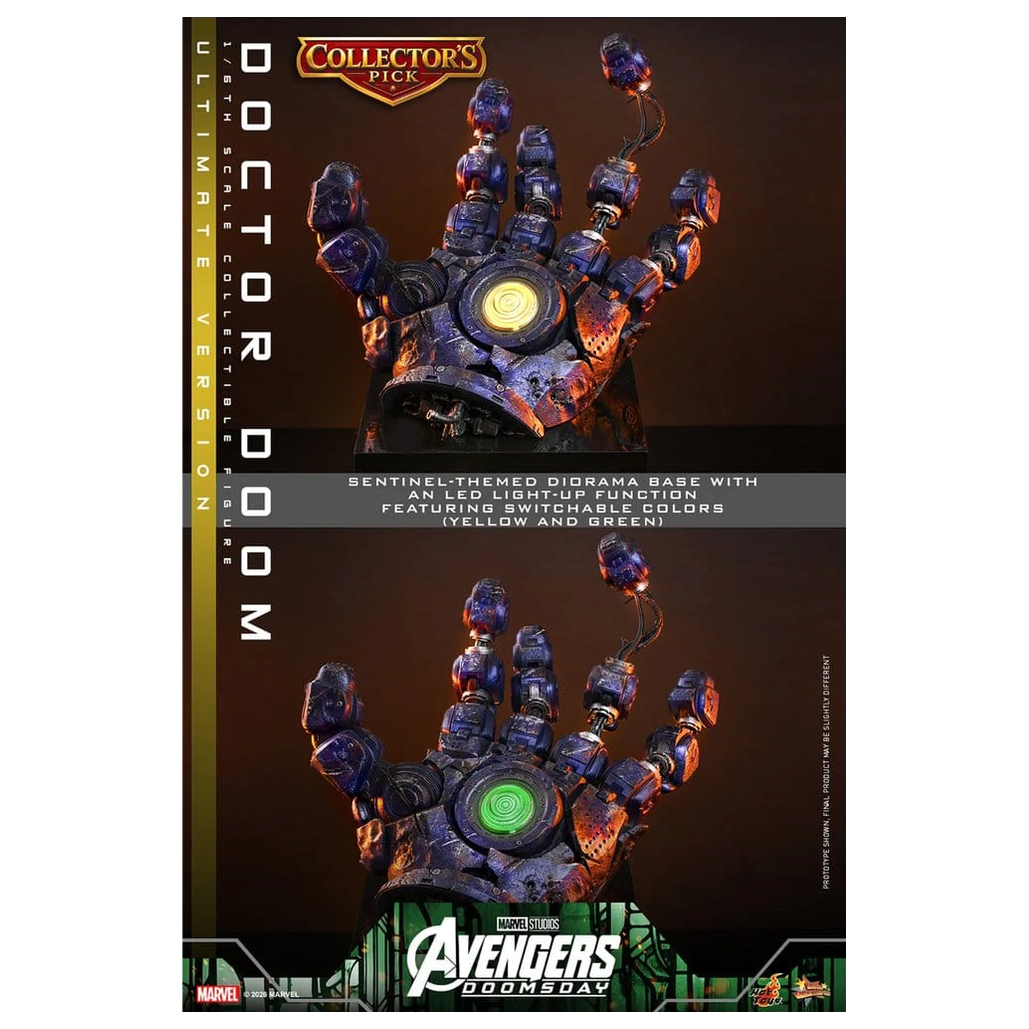 Avengers: Doomsday Movie Masterpiece figurina de actiune 1/6 Doctor Doom (Ultimate Version) 31 cm poza produsului