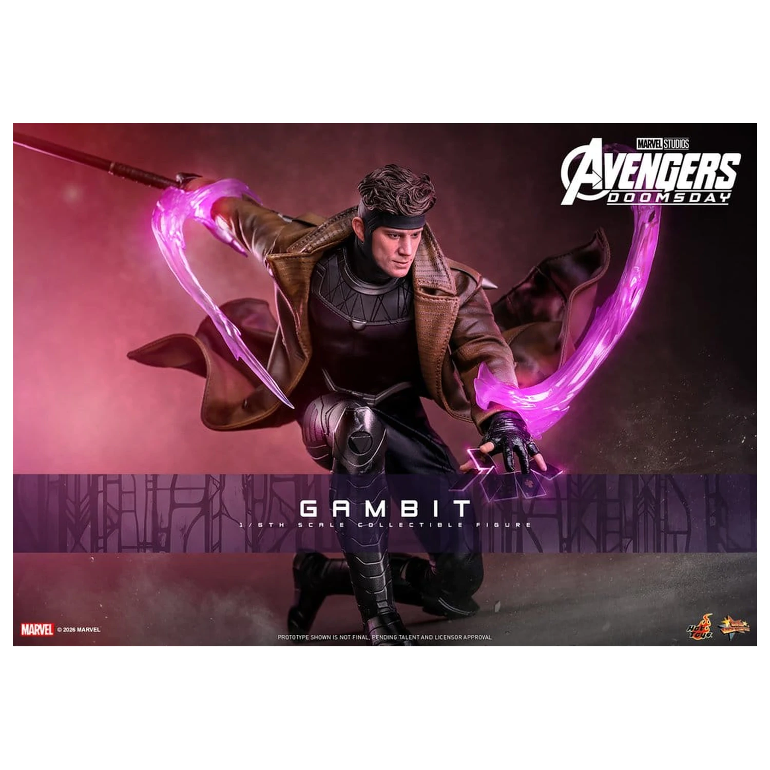 Avengers: Doomsday Movie Masterpiece figurina de acțiune 1/6 Gambit 31 cm poza produsului