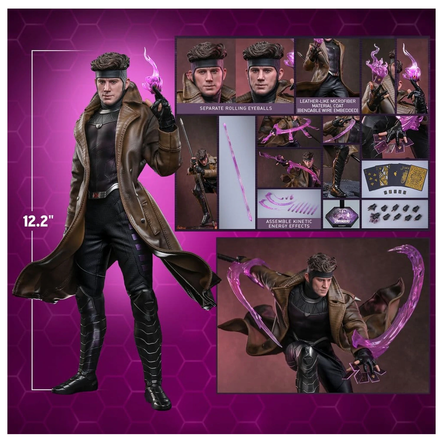 Avengers: Doomsday Movie Masterpiece figurina de acțiune 1/6 Gambit 31 cm poza produsului