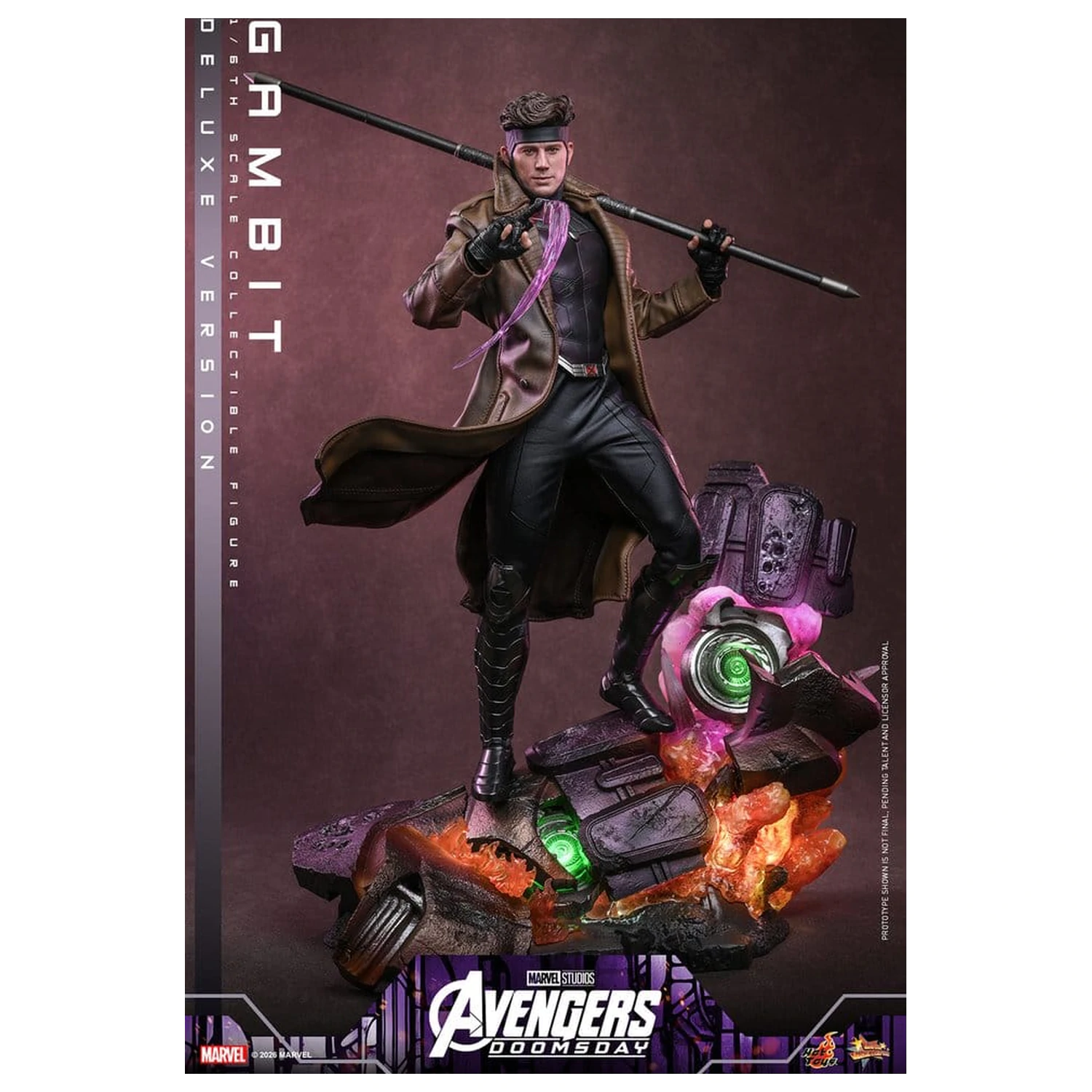 Avengers: Doomsday Movie Masterpiece figurina de actiune 1/6 Gambit (Deluxe Version) 31 cm poza produsului