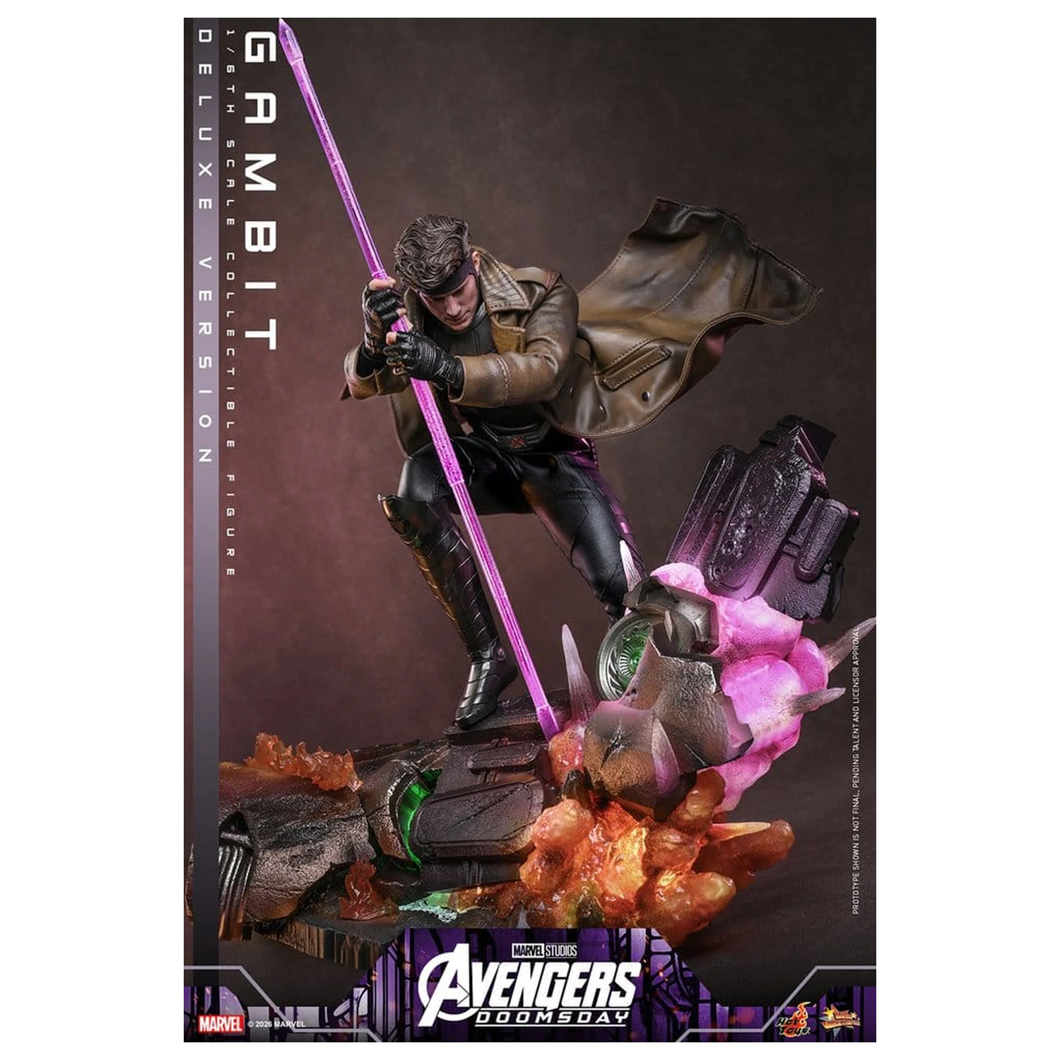 Avengers: Doomsday Movie Masterpiece figurina de actiune 1/6 Gambit (Deluxe Version) 31 cm poza produsului