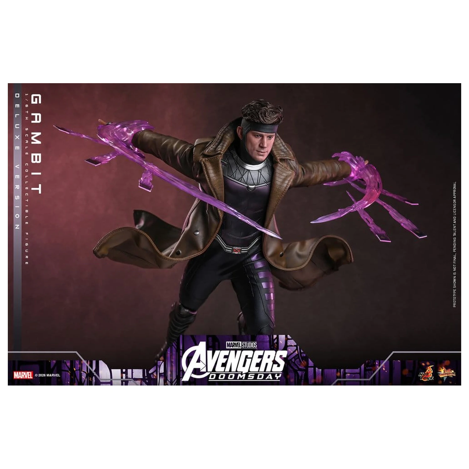 Avengers: Doomsday Movie Masterpiece figurina de actiune 1/6 Gambit (Deluxe Version) 31 cm poza produsului