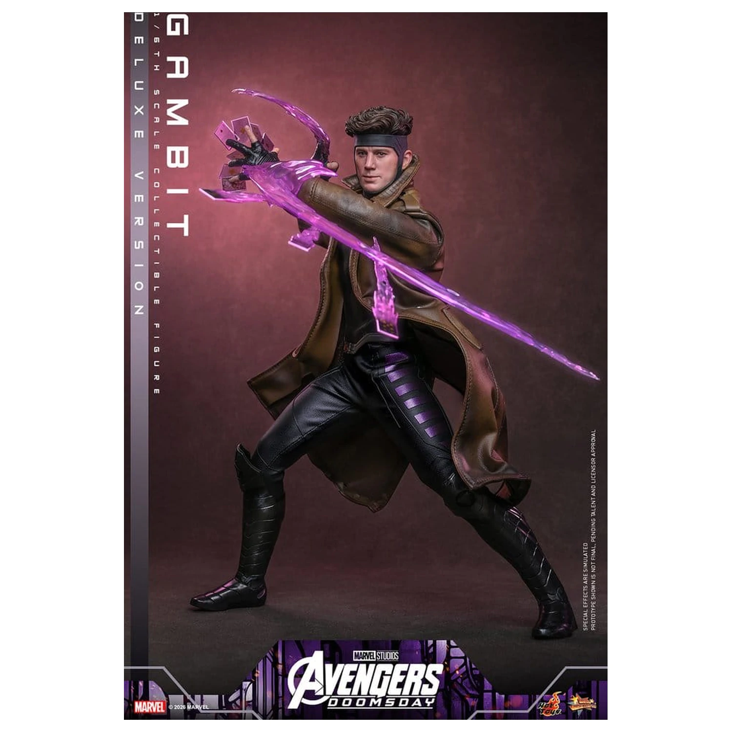 Avengers: Doomsday Movie Masterpiece figurina de actiune 1/6 Gambit (Deluxe Version) 31 cm poza produsului