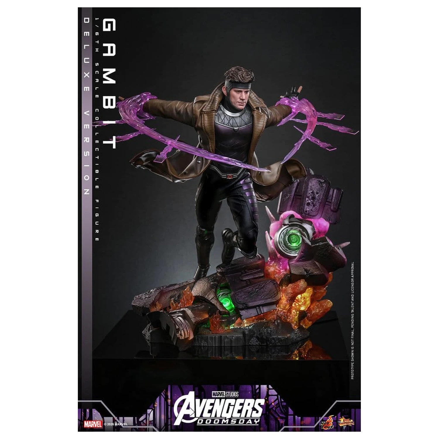 Avengers: Doomsday Movie Masterpiece figurina de actiune 1/6 Gambit (Deluxe Version) 31 cm poza produsului