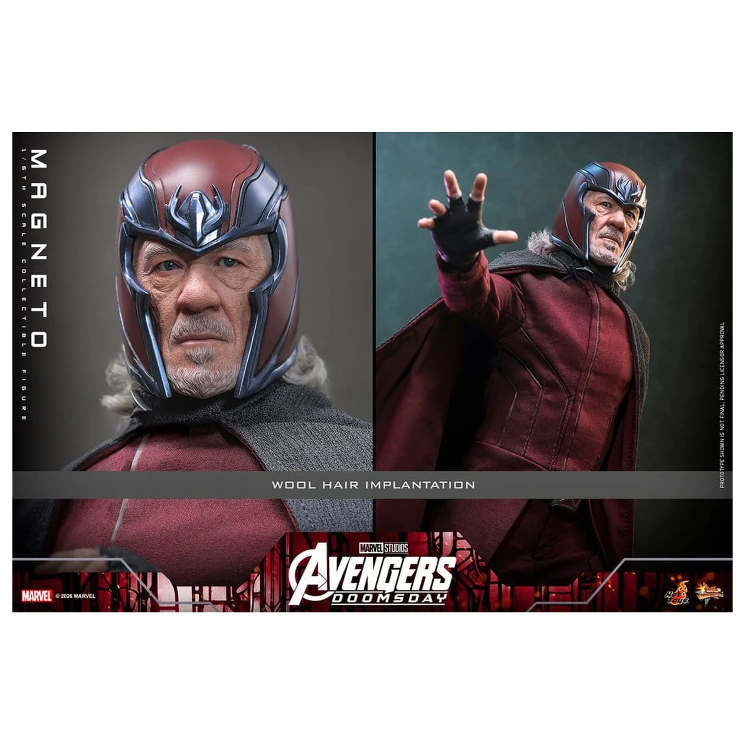 Avengers: Doomsday Movie Masterpiece figurina de actiune 1/6 Magneto 30 cm poza produsului