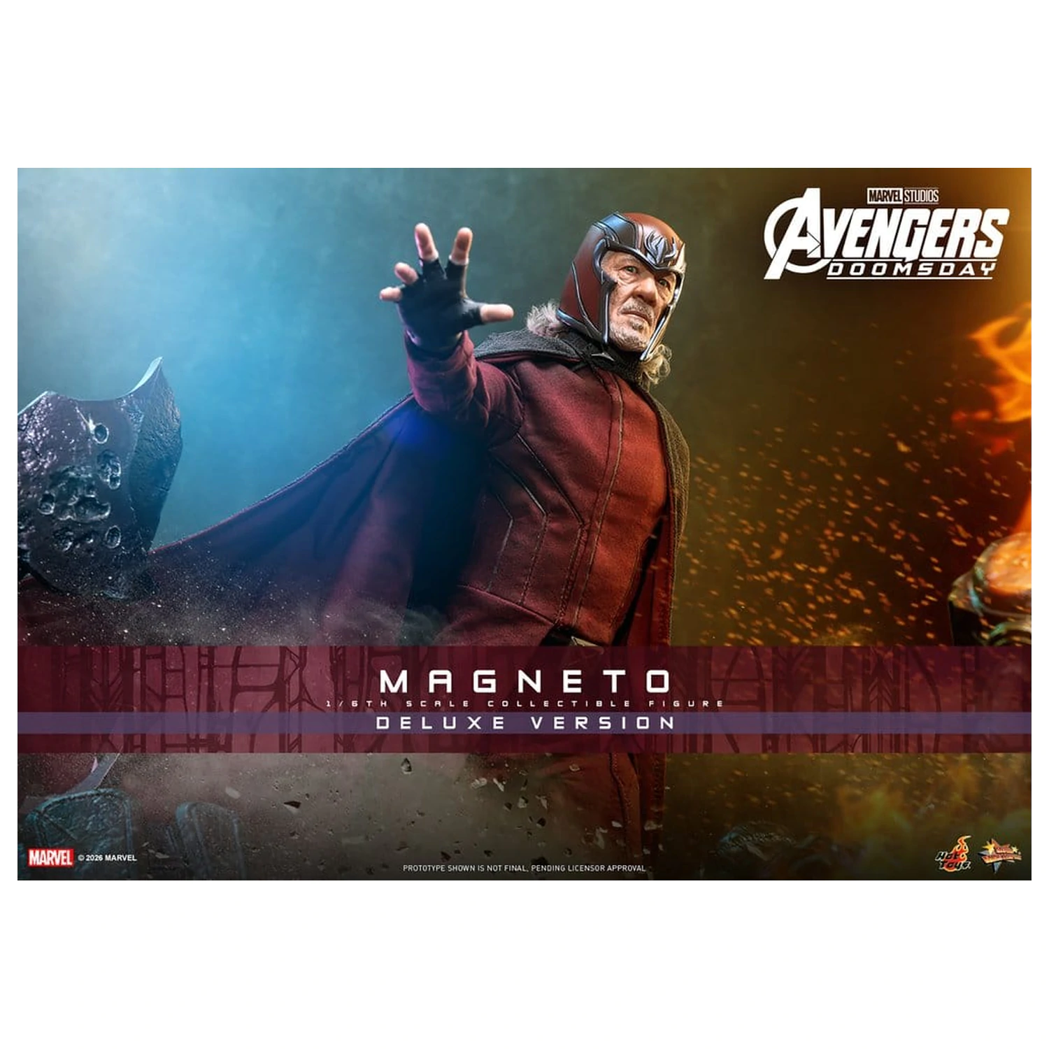 Avengers: Doomsday Movie Masterpiece figurina de actiune 1/6 Magneto (Deluxe Version) 30 cm poza produsului
