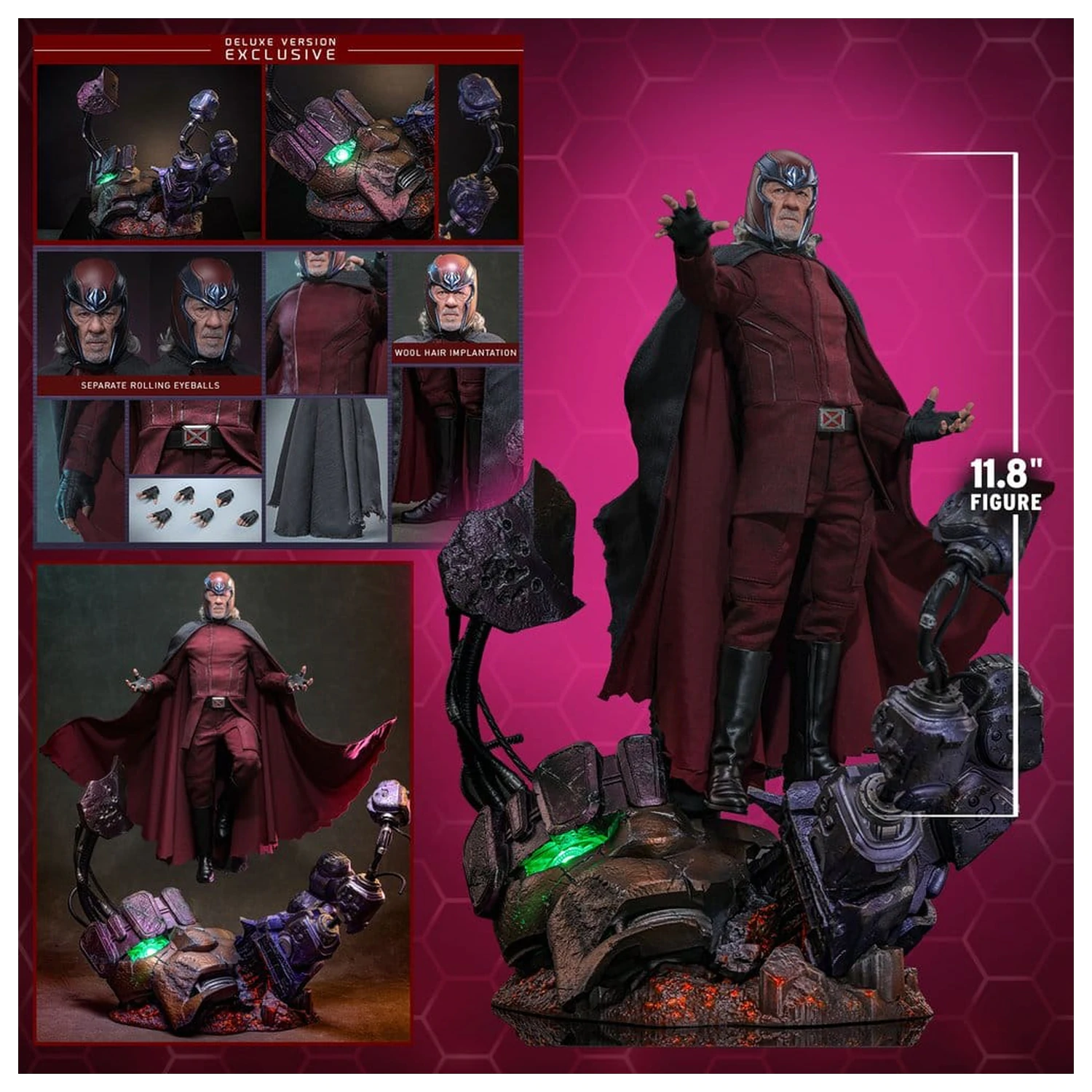 Avengers: Doomsday Movie Masterpiece figurina de actiune 1/6 Magneto (Deluxe Version) 30 cm poza produsului