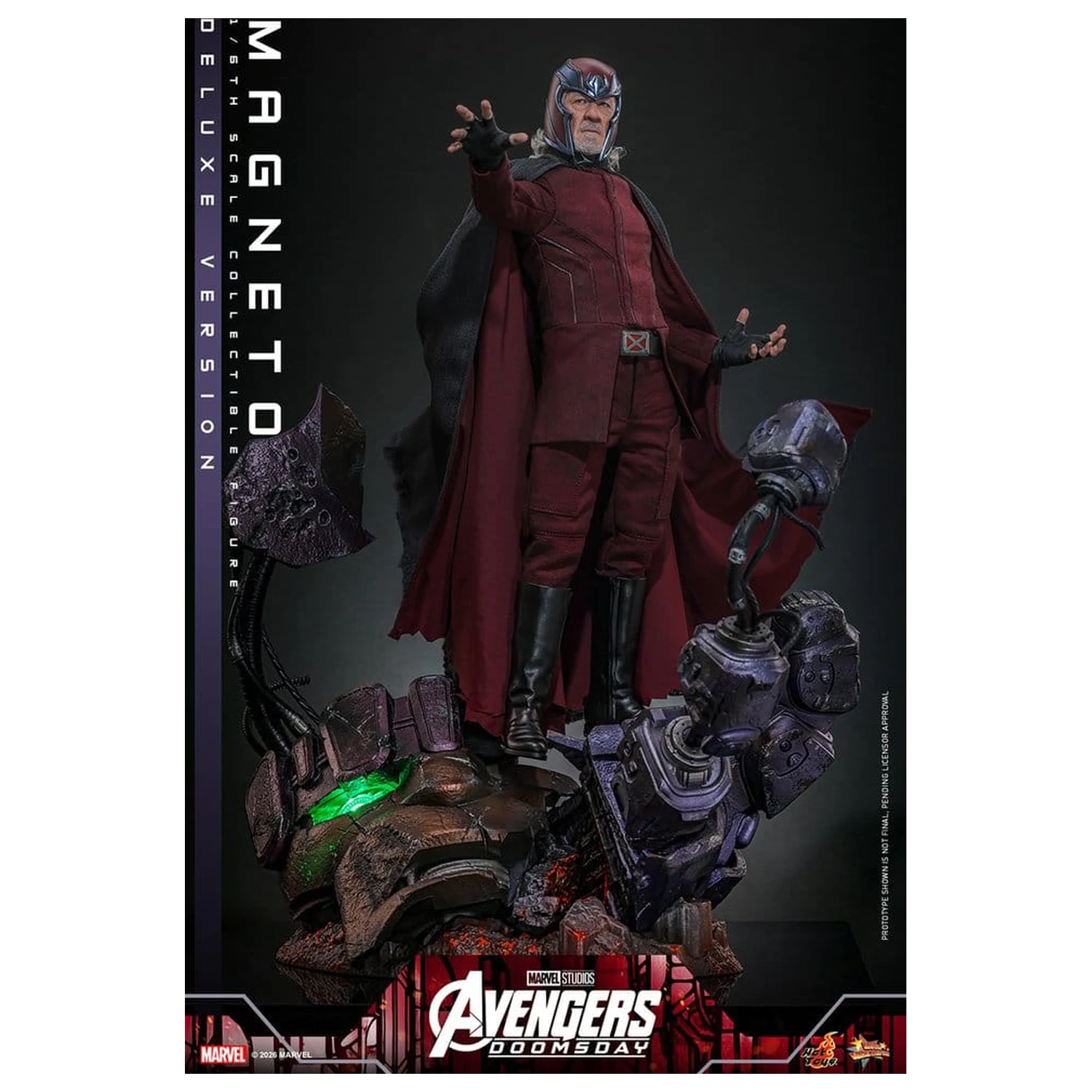 Avengers: Doomsday Movie Masterpiece figurina de actiune 1/6 Magneto (Deluxe Version) 30 cm poza produsului