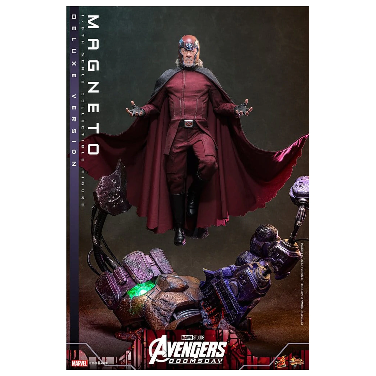 Avengers: Doomsday Movie Masterpiece figurina de actiune 1/6 Magneto (Deluxe Version) 30 cm poza produsului