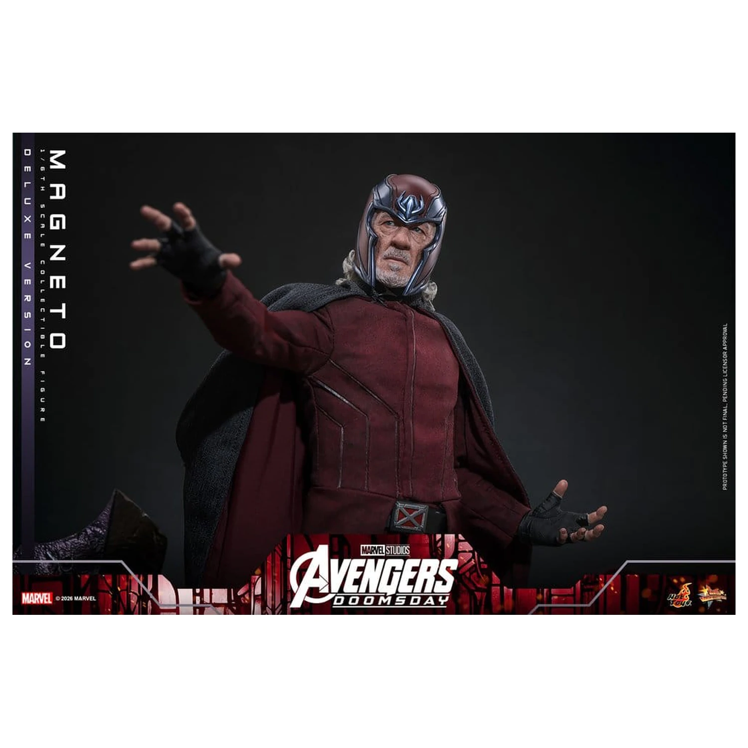 Avengers: Doomsday Movie Masterpiece figurina de actiune 1/6 Magneto (Deluxe Version) 30 cm poza produsului