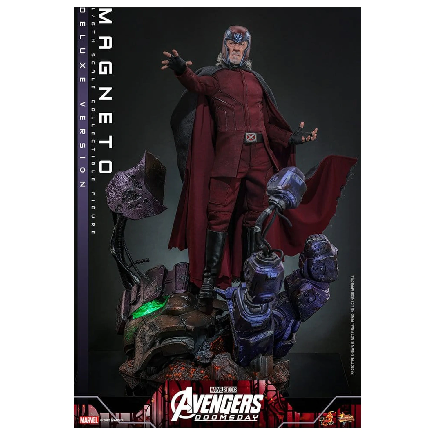 Avengers: Doomsday Movie Masterpiece figurina de actiune 1/6 Magneto (Deluxe Version) 30 cm poza produsului