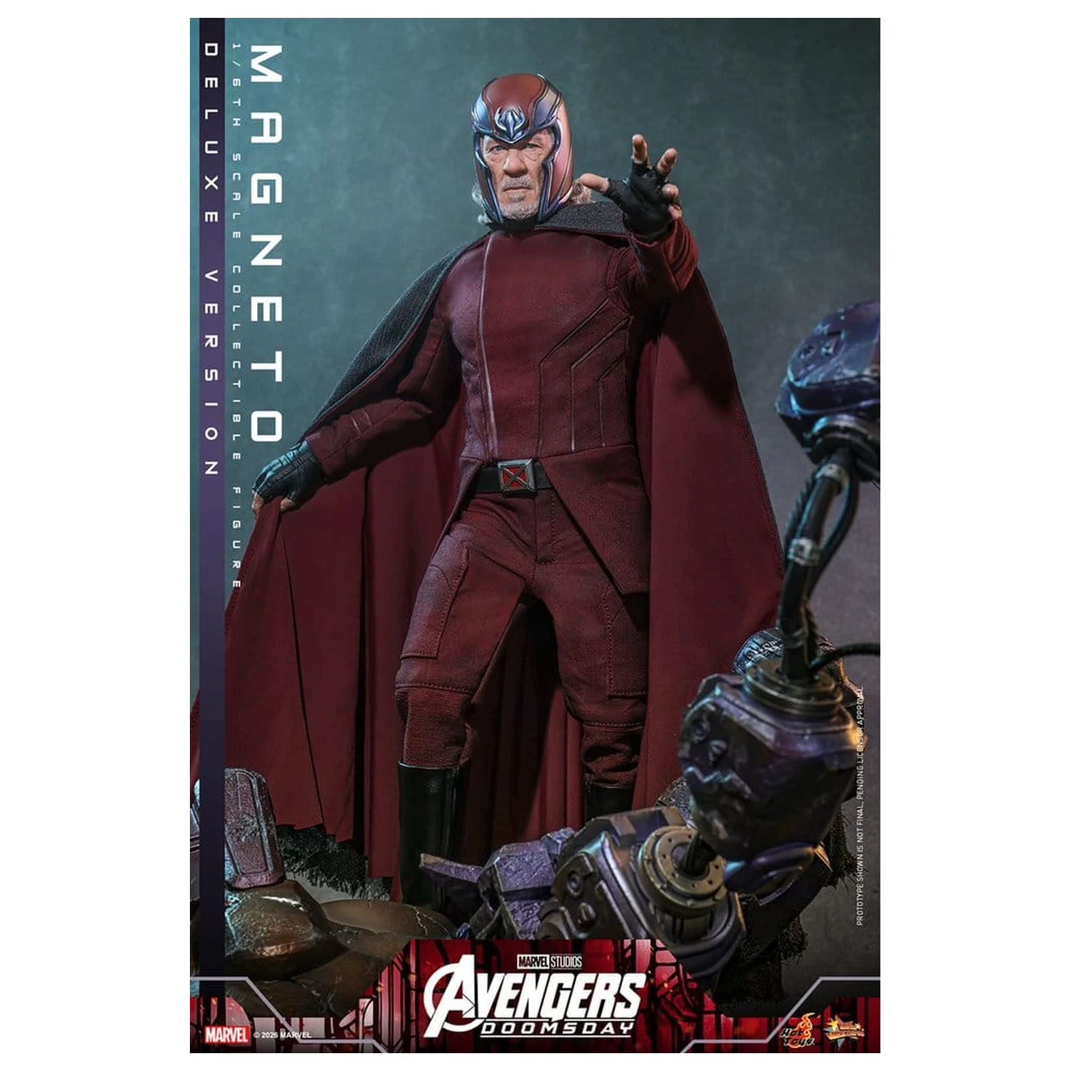 Avengers: Doomsday Movie Masterpiece figurina de actiune 1/6 Magneto (Deluxe Version) 30 cm poza produsului